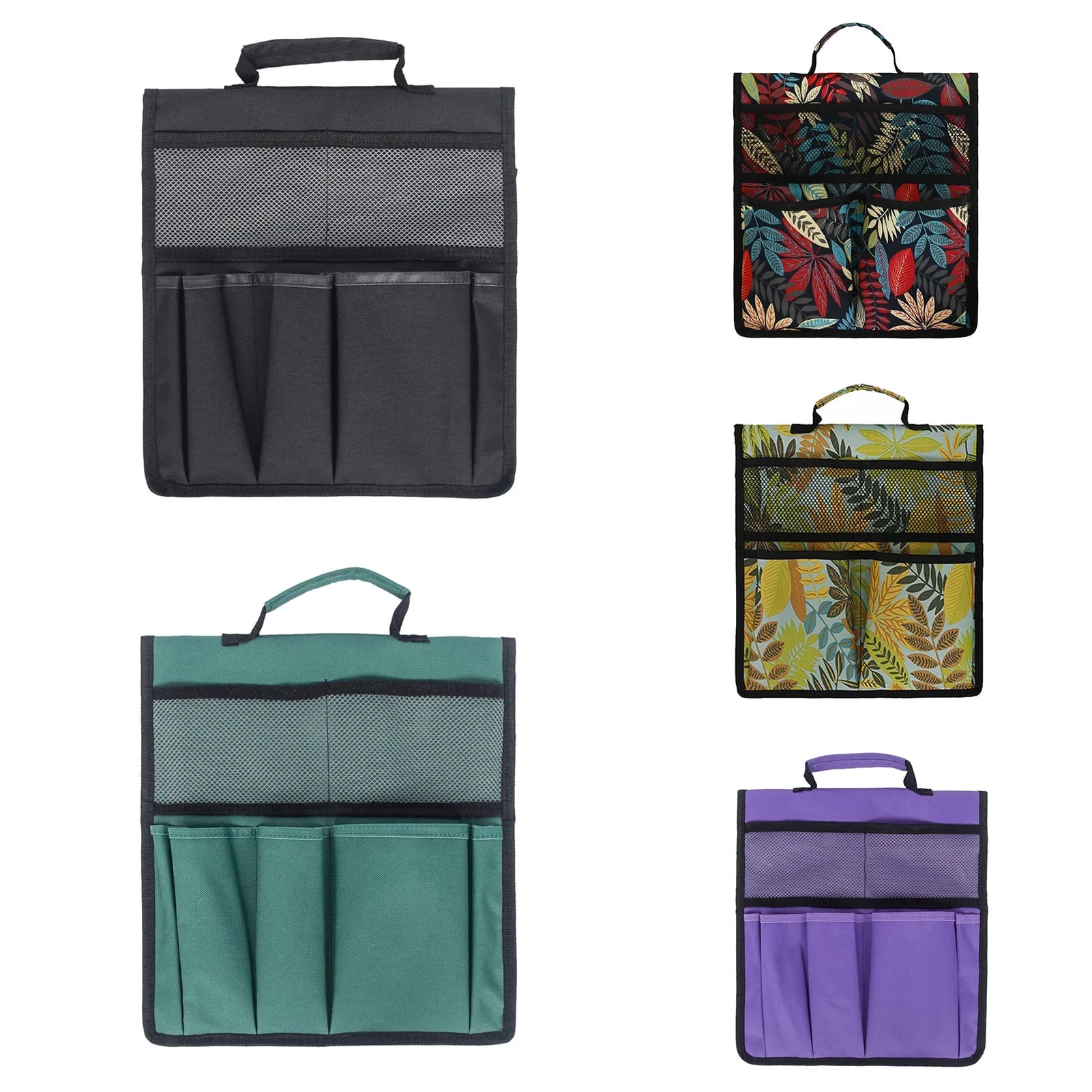 Portable Gardening Tool Bag for Garden Kneeler Oxford Garden Storage Organizer for Kneeling Chair and Garden Stool, Yellow