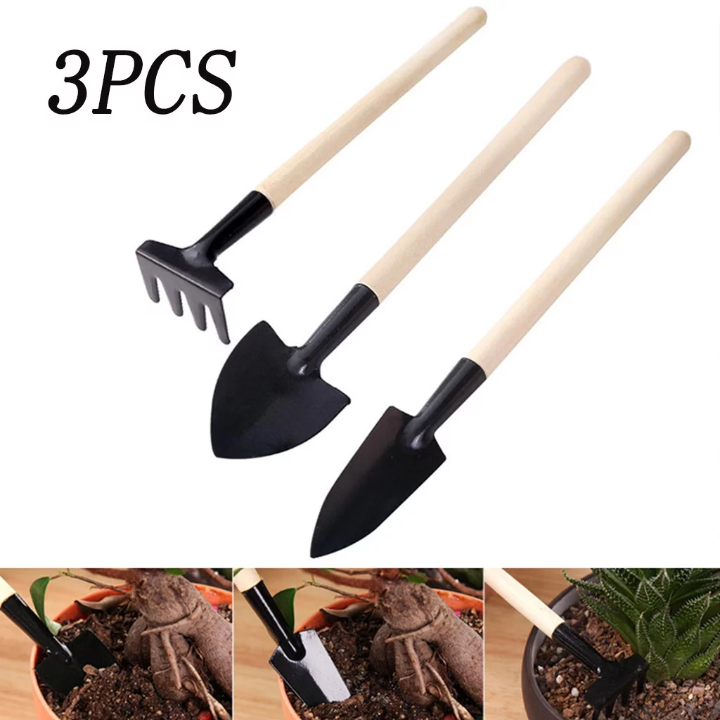 YDNGF Gardening Supplies Plant Planting Tool Combination Set 1 Set of 3 Pieces Small for Multi-Functional Transplant Indoor Care Gardening Tool Hand Patio & Garden