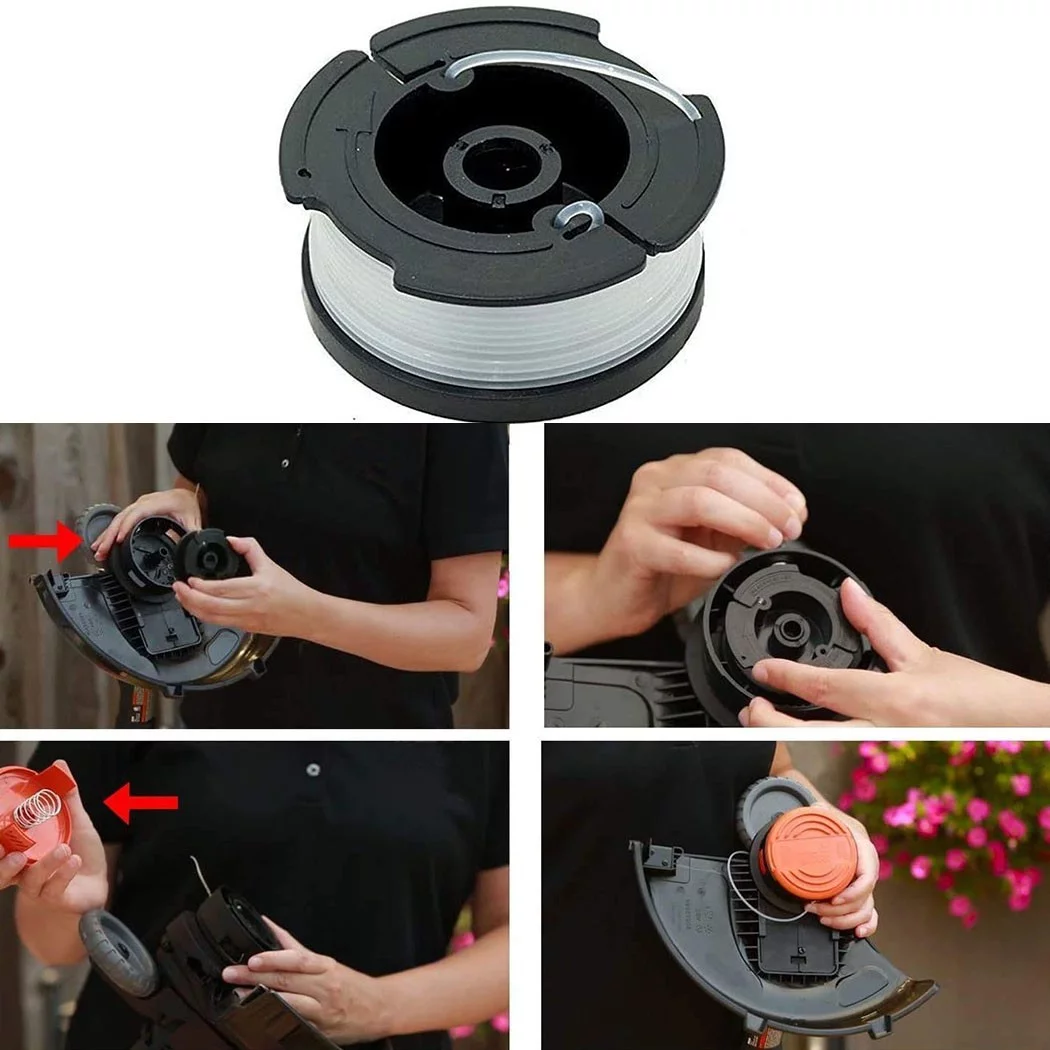 For Black & Decker 9.1m Reflex Strimmer Spool & Line for GL420 GL550 GL570