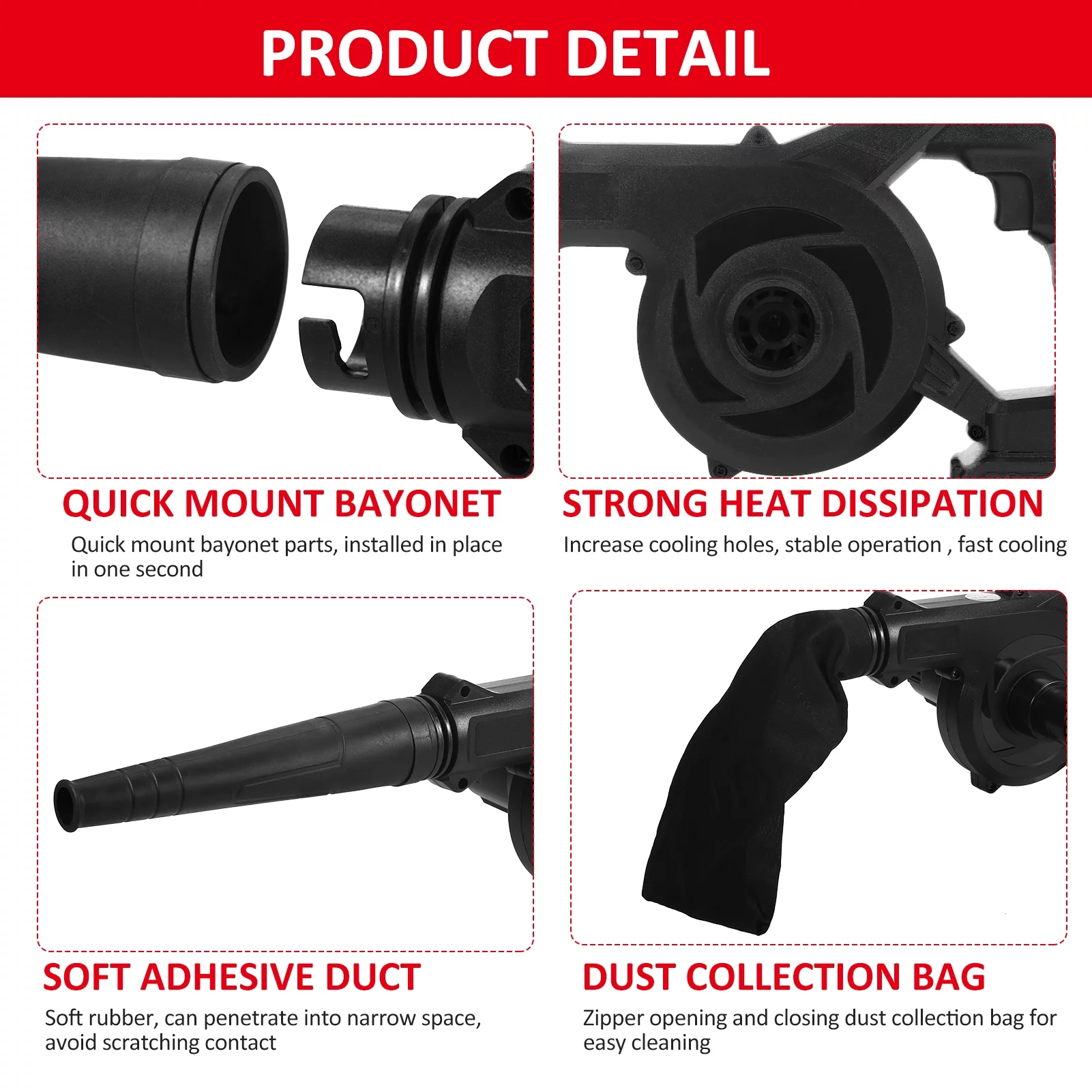 Pristin Blower, 2 1 4.0A 2 1 Air Blower 21V 4.0A Air Blower Computer 2 1 Air Tool Kit Suction Blower Computer Cleaner Tool Kit Computer Cleaner Blower HAVOU