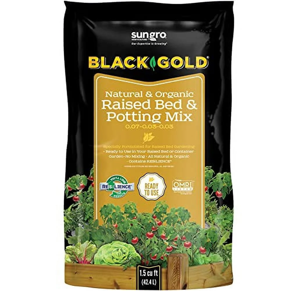 Natural And Organic Raised Bed And Potting Mix 1.5 Cubic Foot