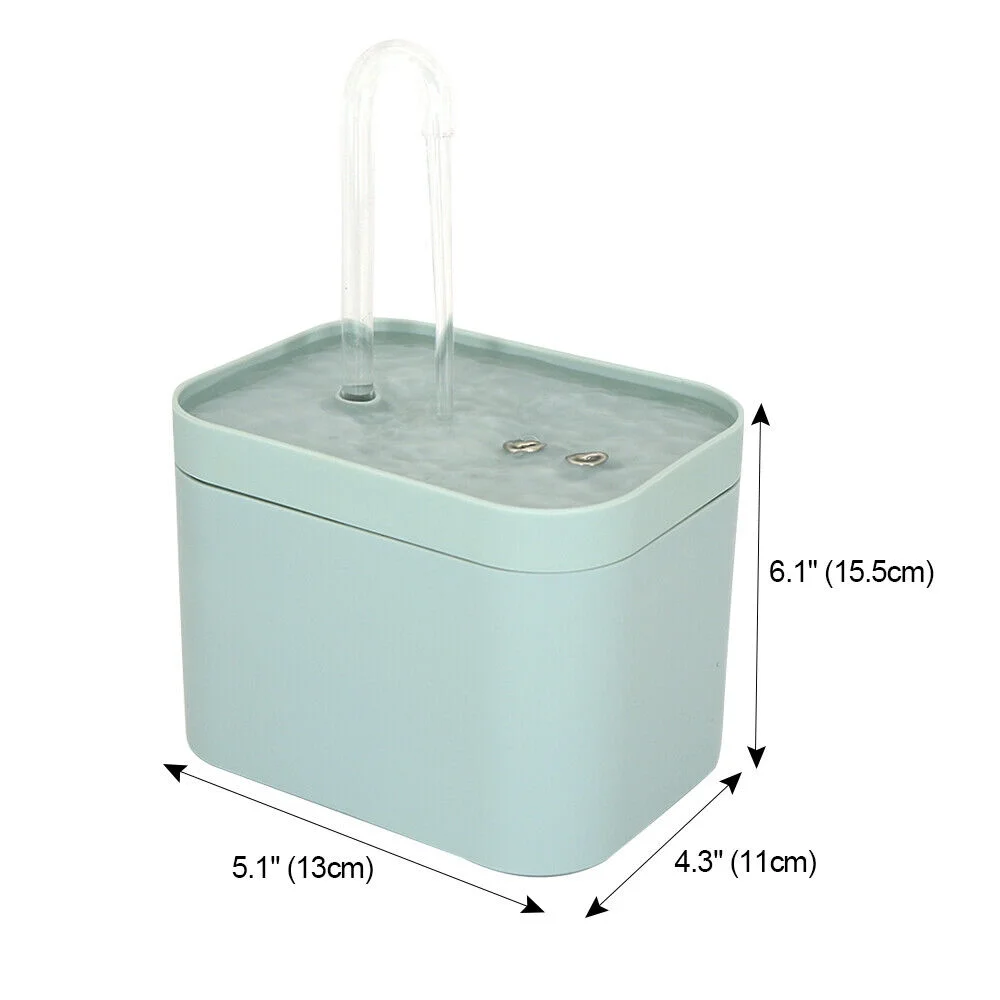 Didog 1.5L Pet Water Fountain Cat Dog Automatic Electric Drinking Bowl Dispenser Dish