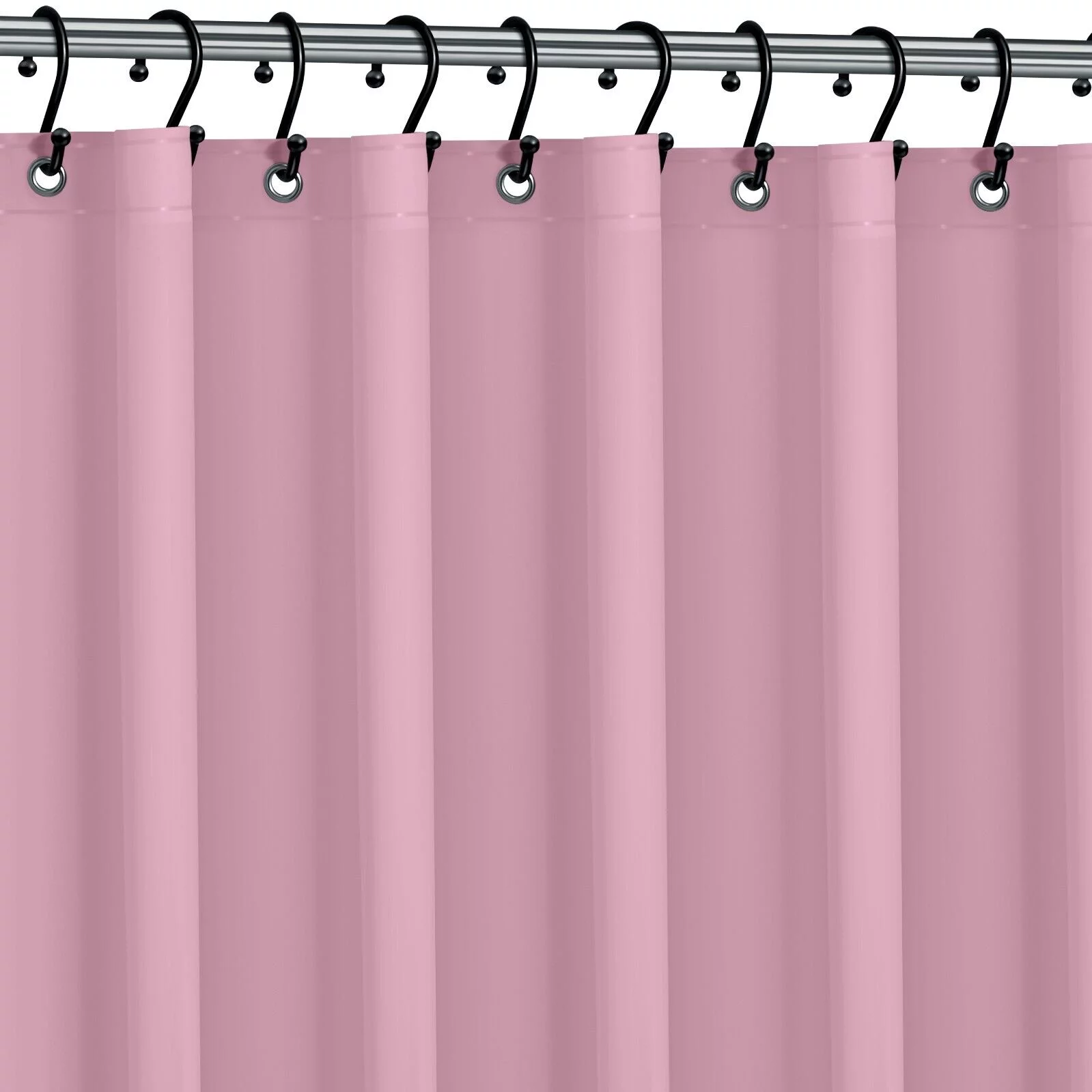HEAVY DUTY MILDEW FREE VINYL WATERPROOF SHOWER CURTAIN LINER WITH MAGNETS