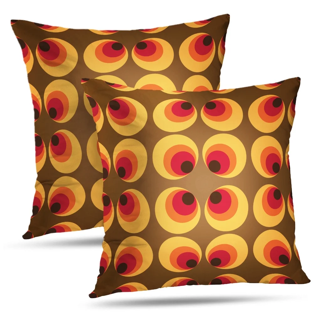 LALILO Throw Pillow Covers Retro Art Retro Geometric Geometry Fashion Cushion Cover 18