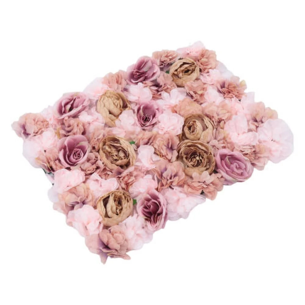 Flower Wall Panel 40*60cm Artificial Silk Flower for Wedding & Party Backdrop