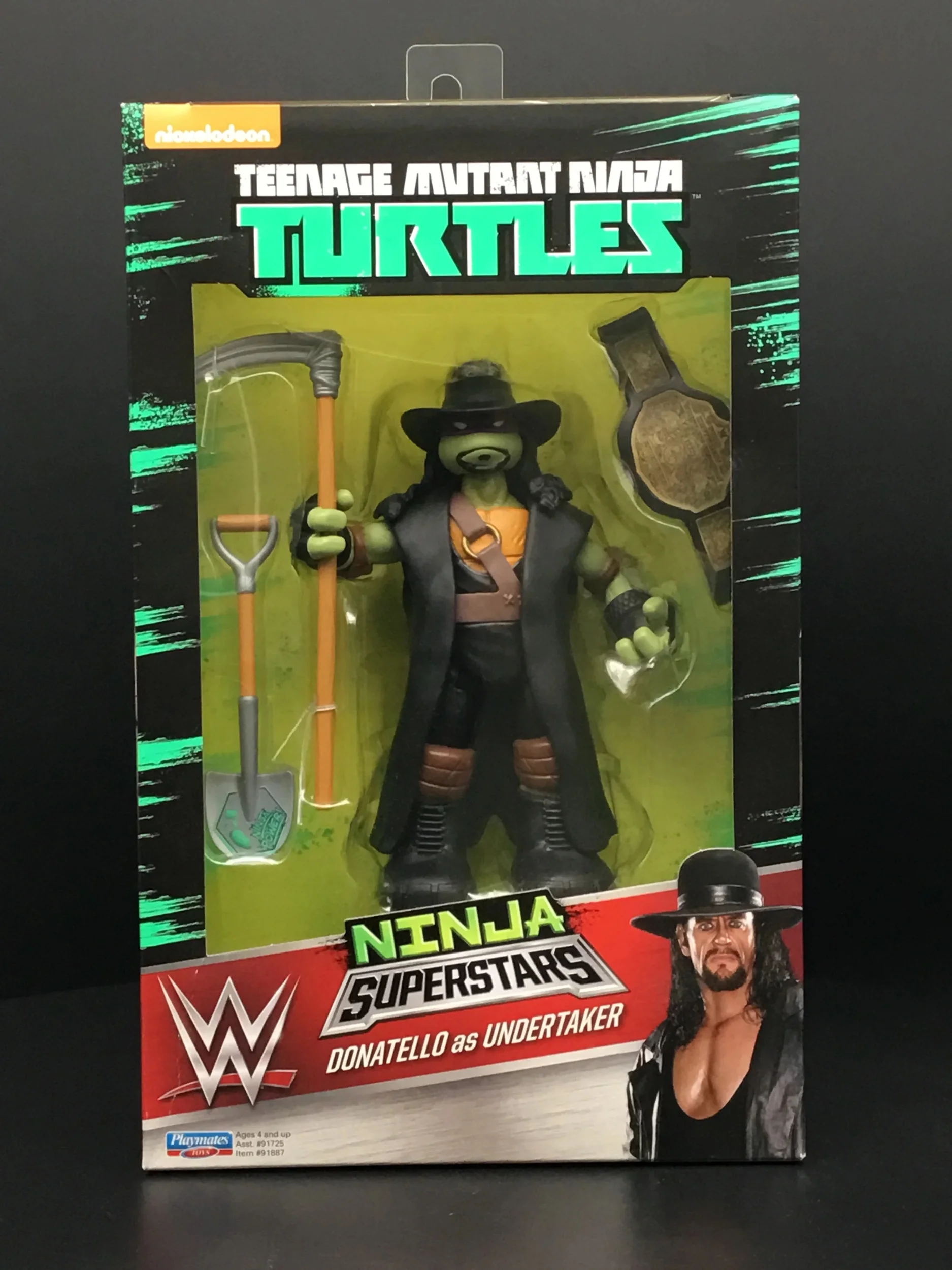 Playmates - Teenage Mutant Ninja Turtles - WWE - Donatello as Undertaker