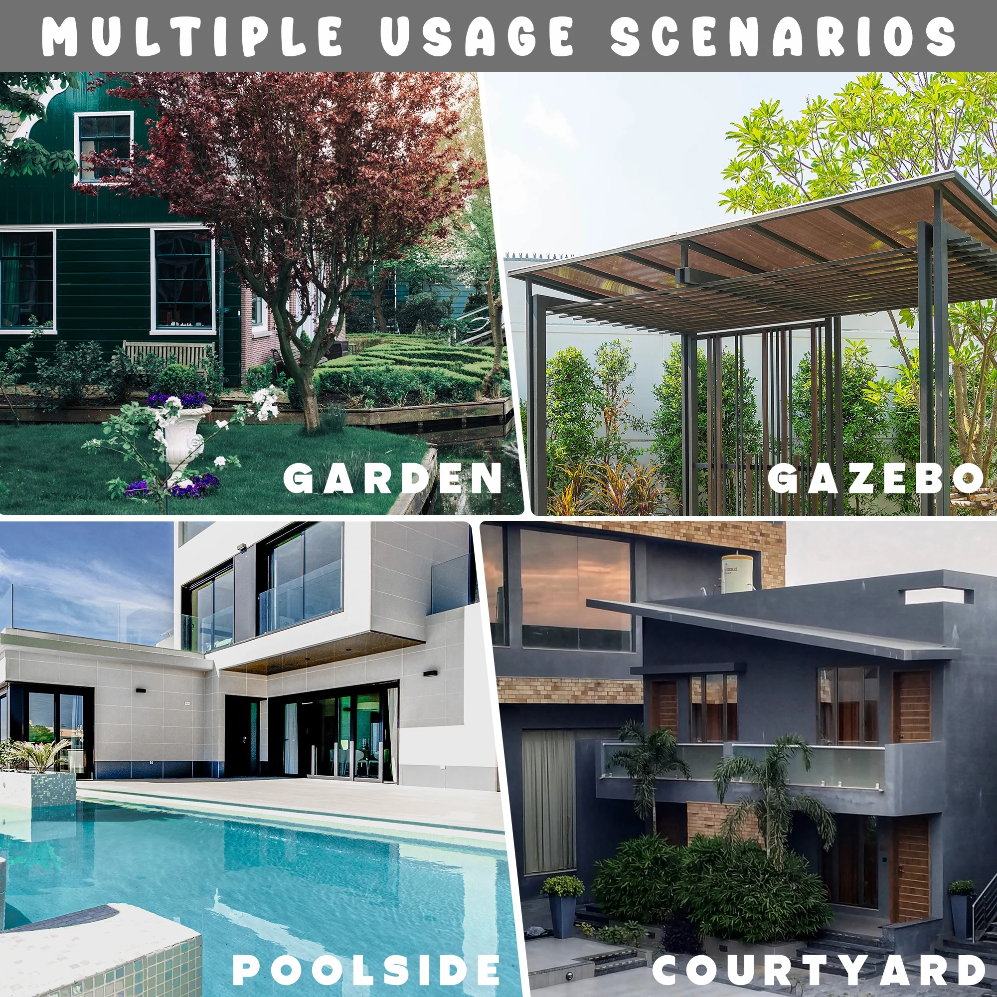 Vcatnet 5 Pieces Outdoor Patio Furniture Sectional Sofa Conversation Set with Cushions for Garden,Poolside