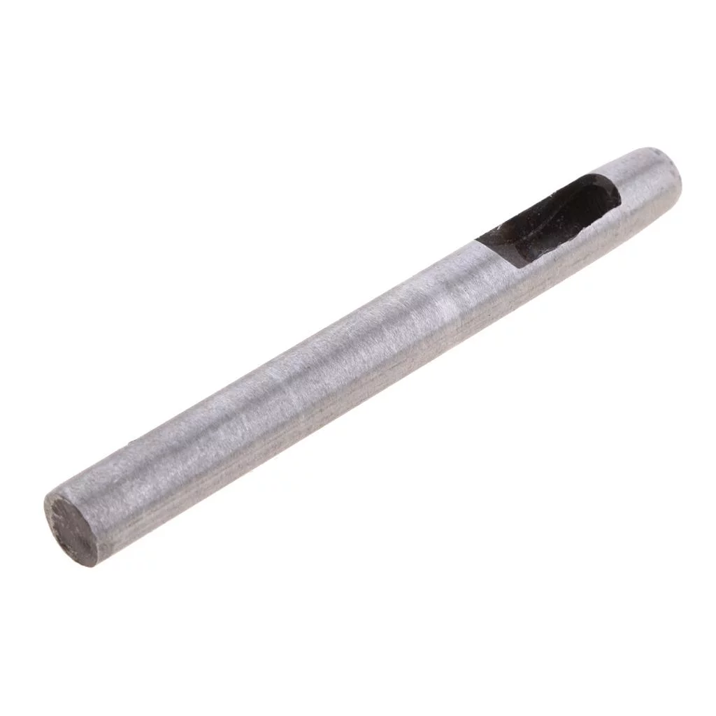 simhoa 4xSteel Round Hollow Punch Hand Tools Hole Punching Leather Gasket 8mm 4 Pcs