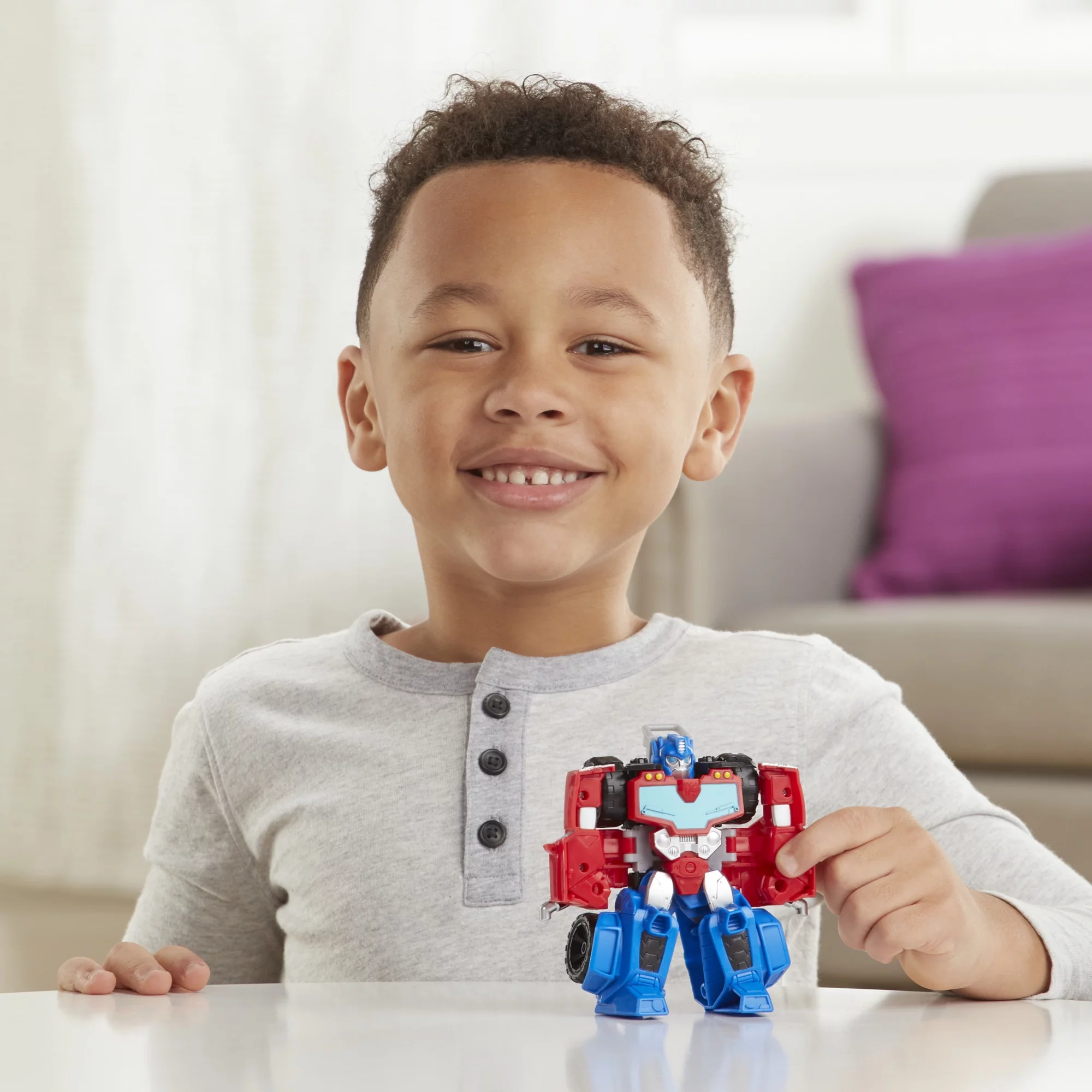 Transformers: Optimus Kids Toy Action Figure for Boys and Girls (5