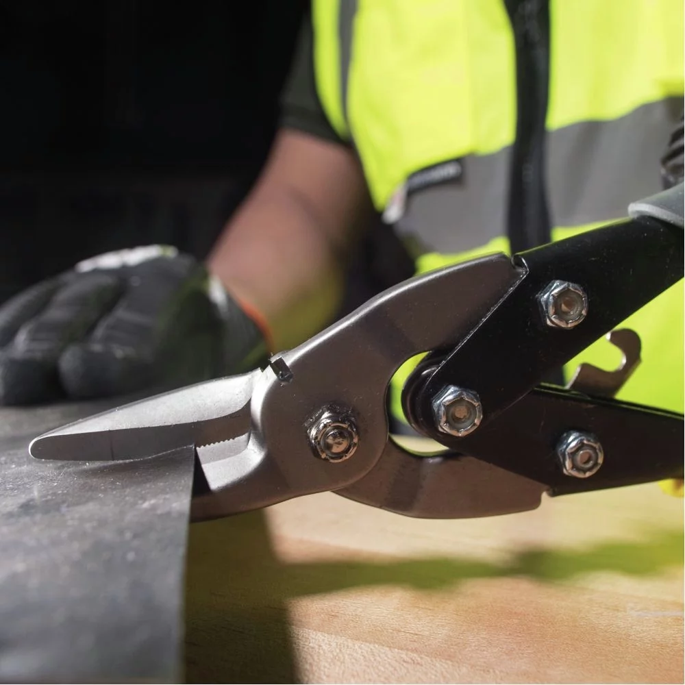 Klein Tools Aviation Snips With Wire Cutter Left