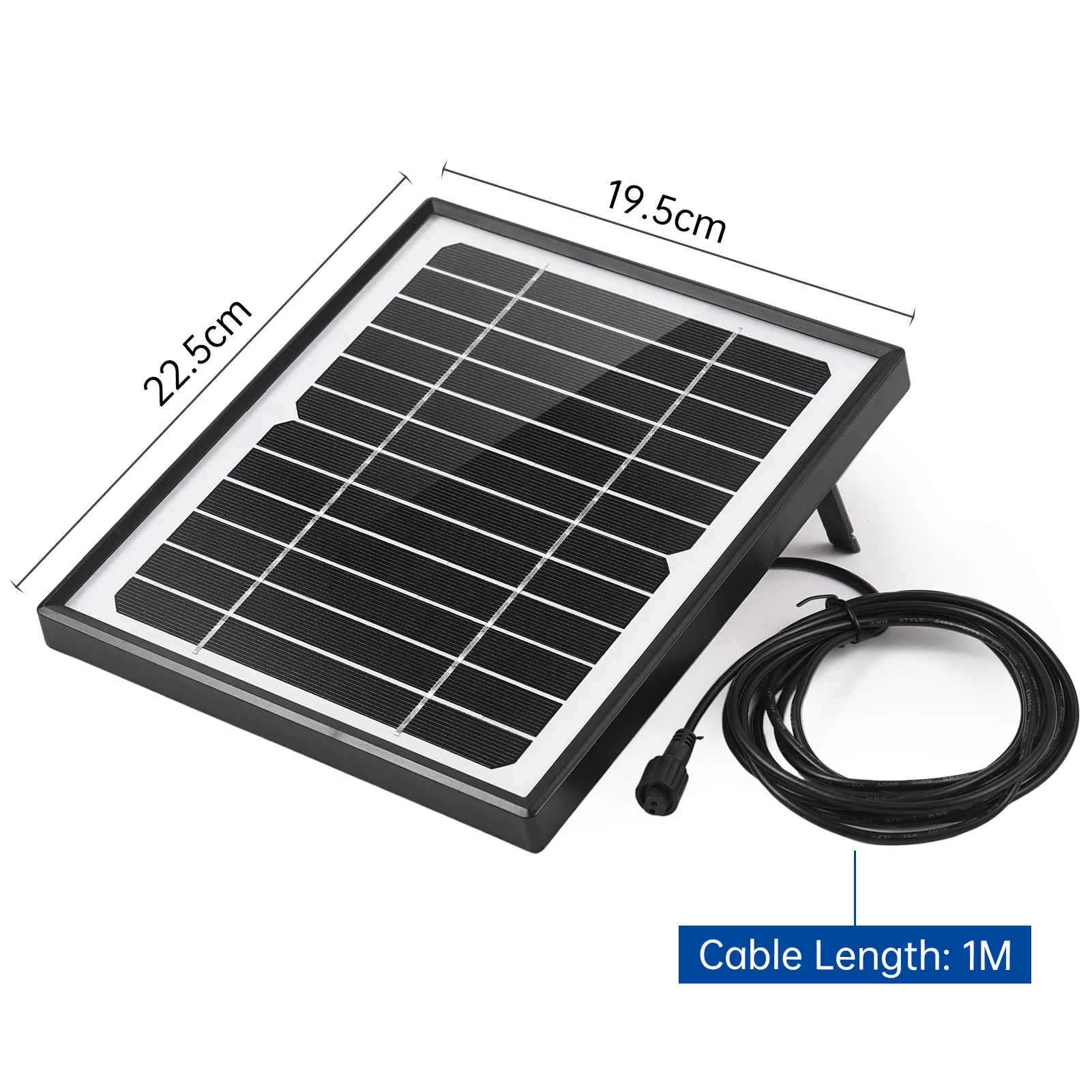 Arealer 5W/ Solar Powered Air Pump Kit for Aquarium FishOxygenator Aerator Solar Air Pump 2 Working Modes with Solar Panel/ / 2 Air Bubble Stones