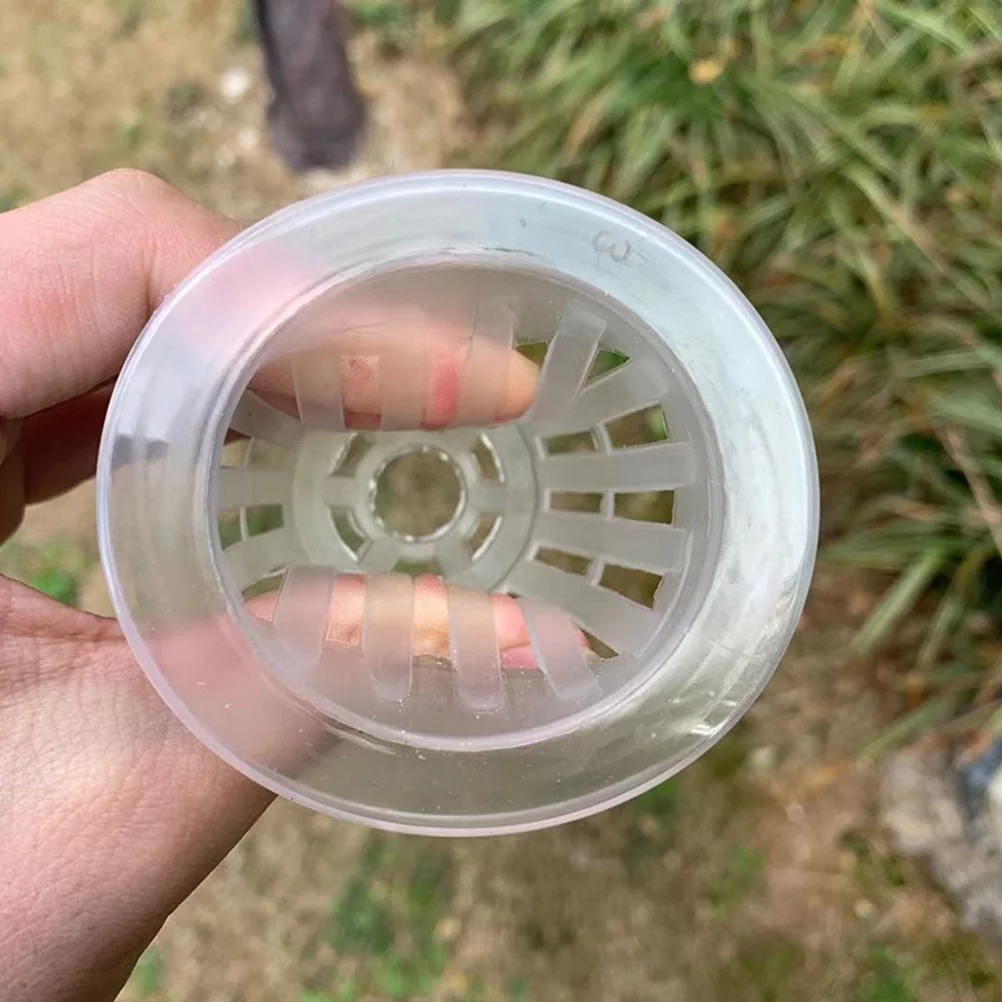 50 Pcs Planting Basket Hydroponics Growing System Net Pots Garden Netting Cup Basin White Plastic