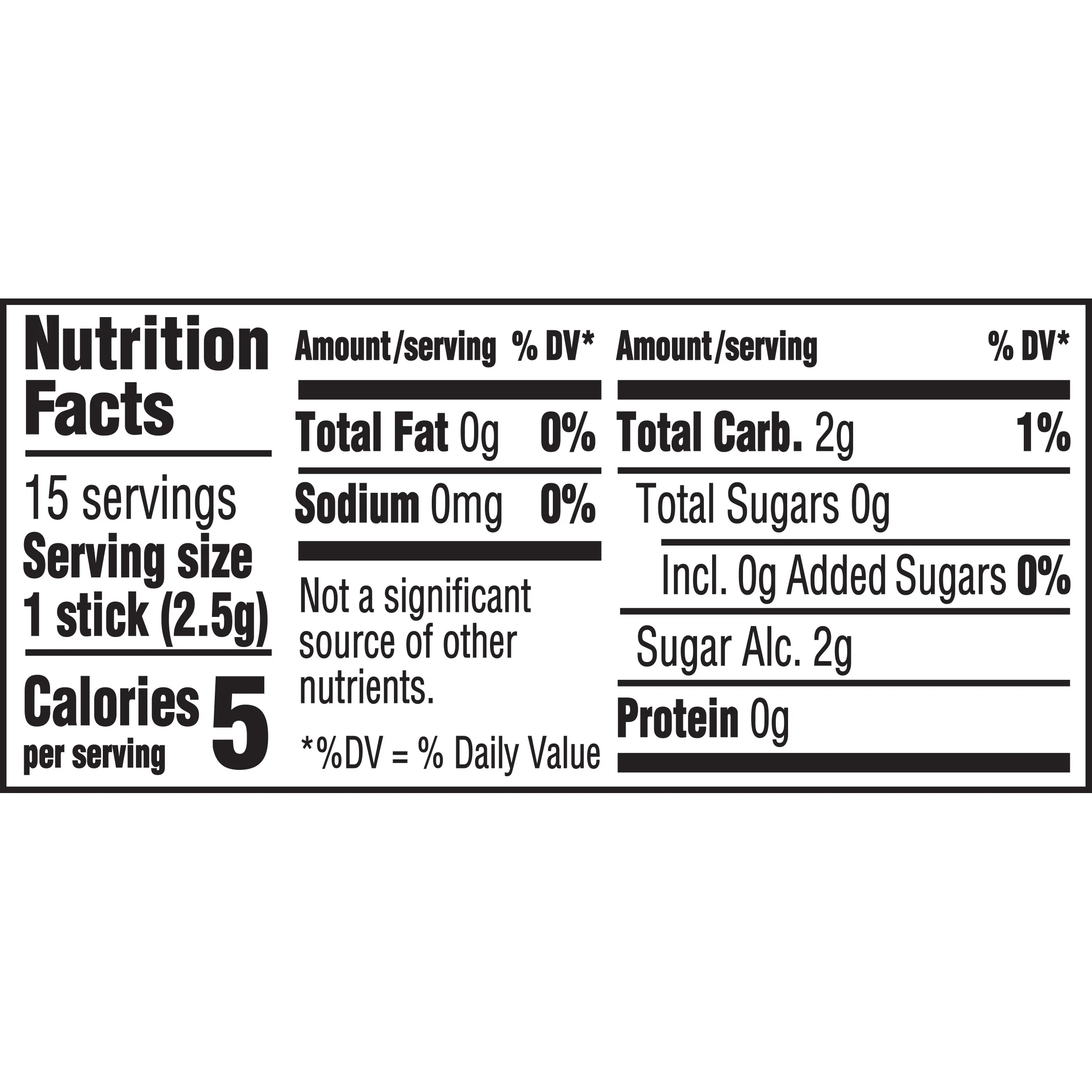 5 Gum Watermelon Prism Sugar Free Chewing Gum - 15 Stick Pack