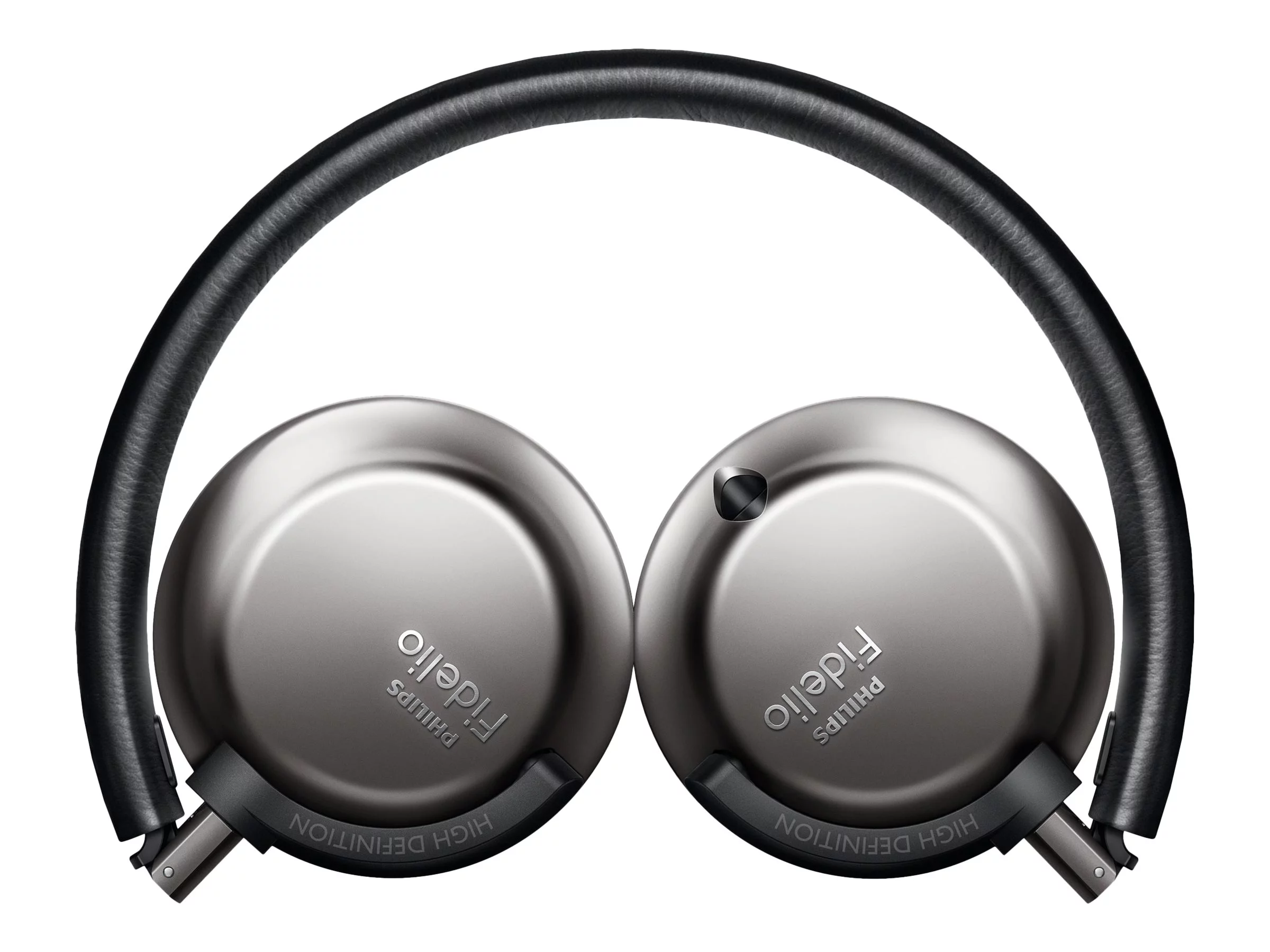 Philips Fidelio F1 - Headphones with mic - on-ear - wired - 3.5 mm jack - noise isolating - black