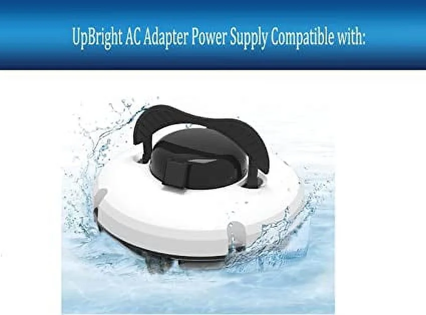 UpBright 2-Prong AC/DC Adapter Compatible with Baopilong PX-2 PX2 11.5V 5200mAh Lithium-ion Rechargeable Battery Cordless Automatic Robot Pool Vacuum Robotic Cleaner 12.6V Power Supply Cord Charger