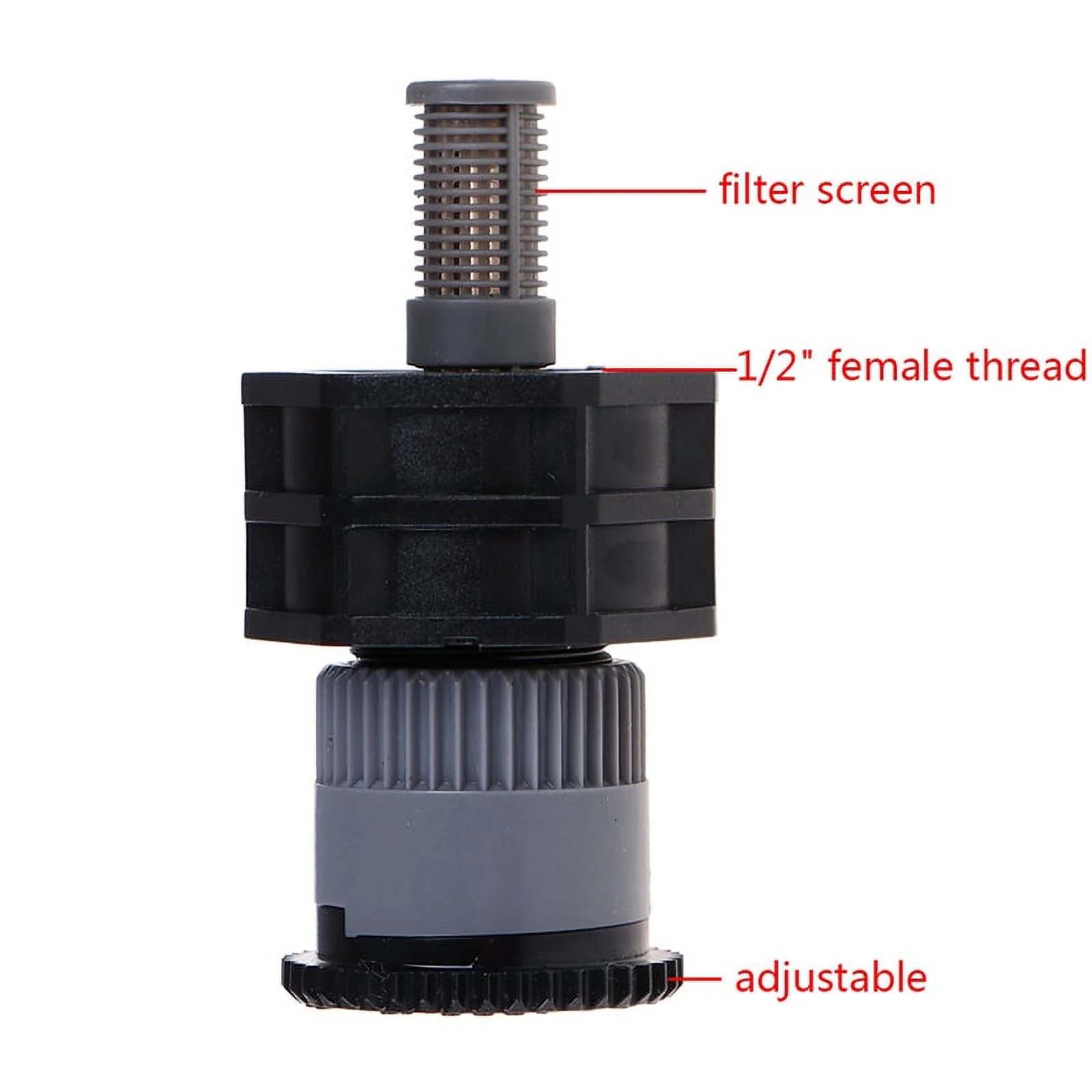 1/2'' Female Misting Sprinkler Garden Lawn Water Spray Adjustable Rotary Nozzle