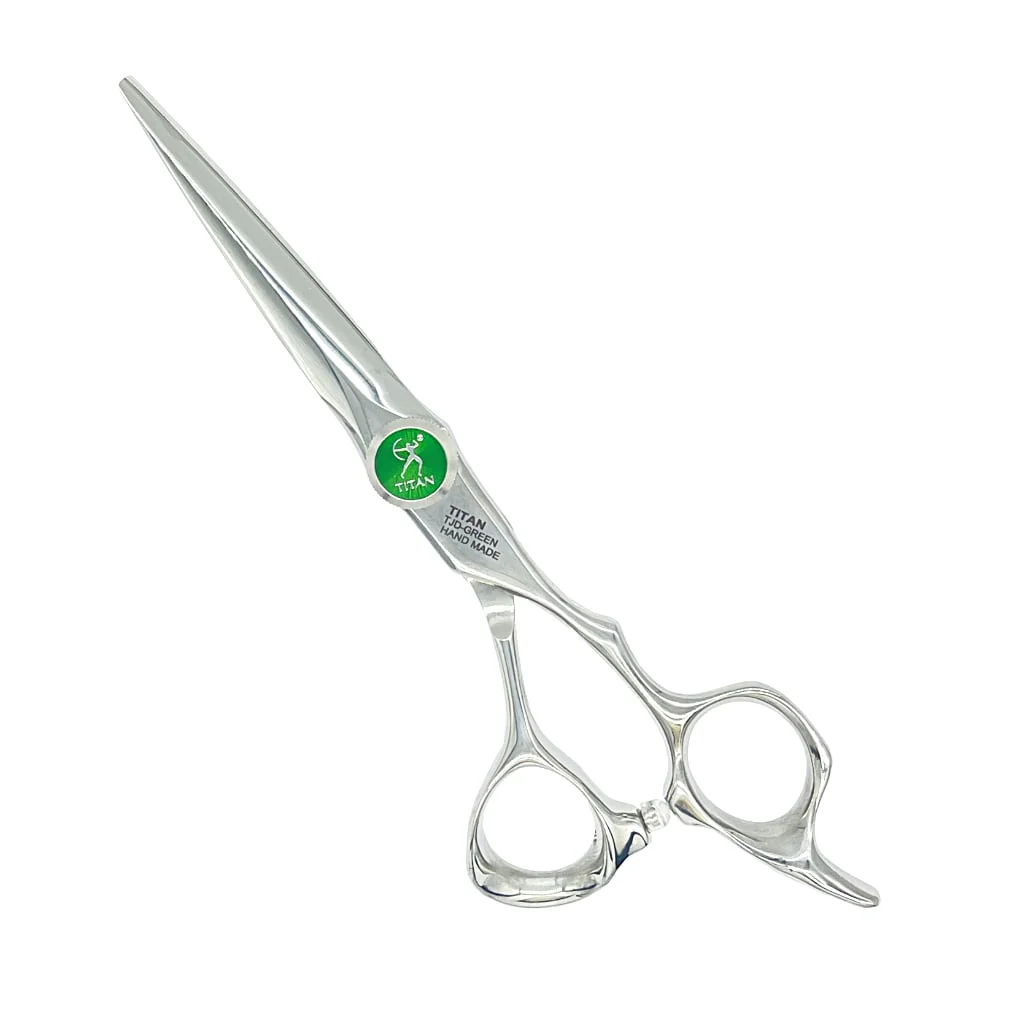 Hand Made Japan TJD- Green Hair Cutting Shears 6