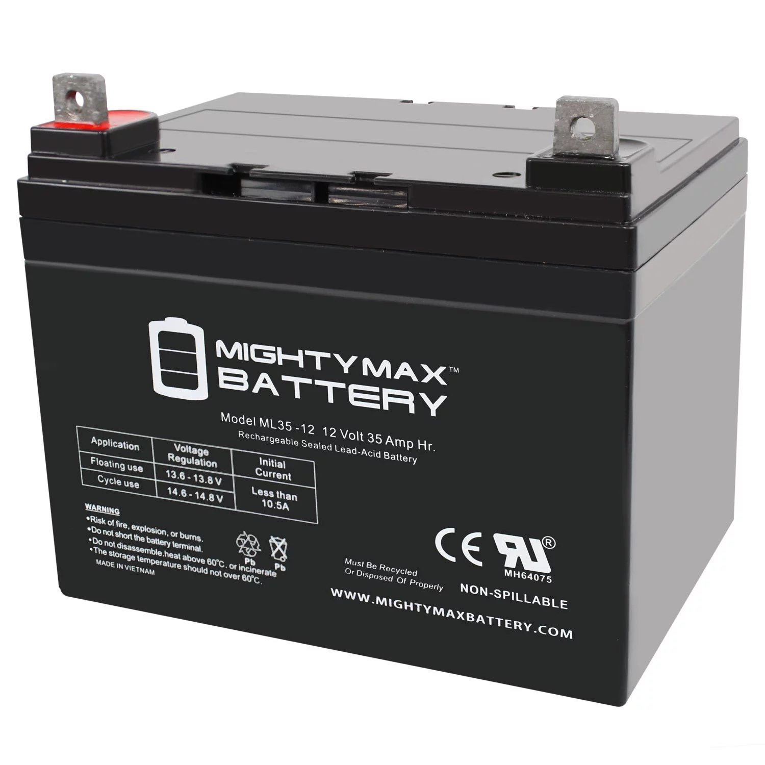 12V 35AH SLA Replacement Battery for Toro Cutter SS3200