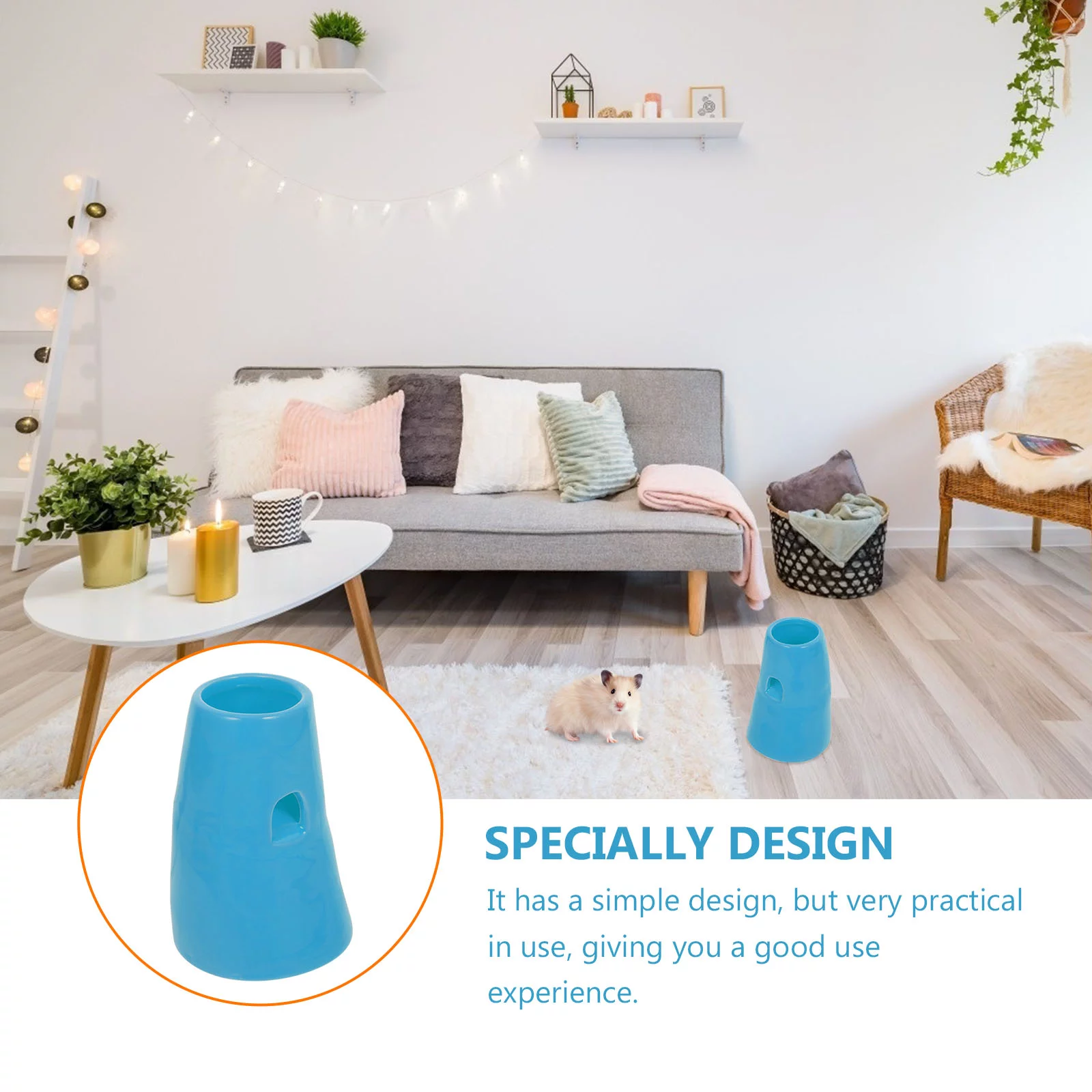 Ceramics Pet Watering Fountain Dispenser Feeder Drinking Kettle Bottle Holder Rack