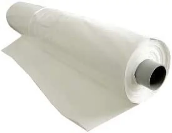 Greenhouse White Plastic Film Polyethylene Covering 4 Year 6 Mil (5ft Wide X 32ft Long)