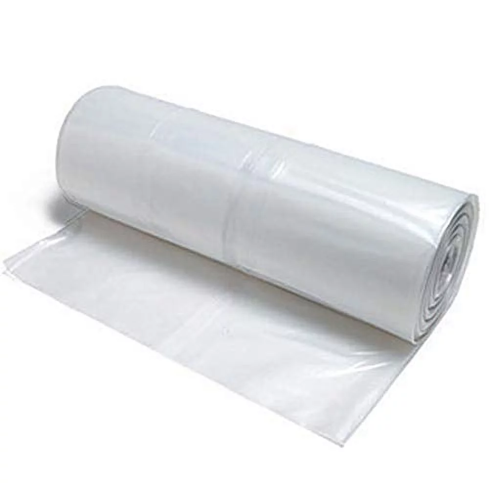Greenhouse Plastic Film Clear Polyethylene Cover UV Resistant, 20 ft Wide x 25 ft Long by Farm Grow