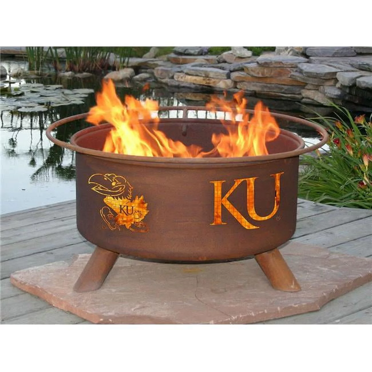 Patina Products  Kansas Fire Pit - Natural Rust - 50 lbs
