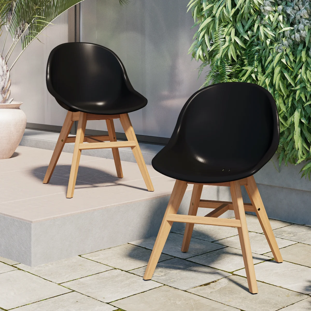 Amazonia Mucuge 11-Piece 100% FSC Teak Wood and Aluminum Extendable Patio Dining Set