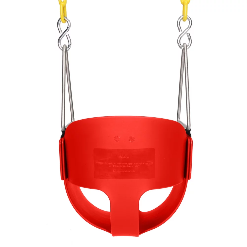 Highback Full Bucket Swing Red