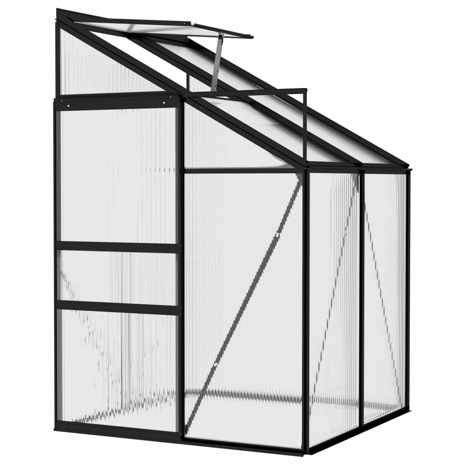 Dcenta Greenhouse Anthracite Aluminum 91.4 ft³