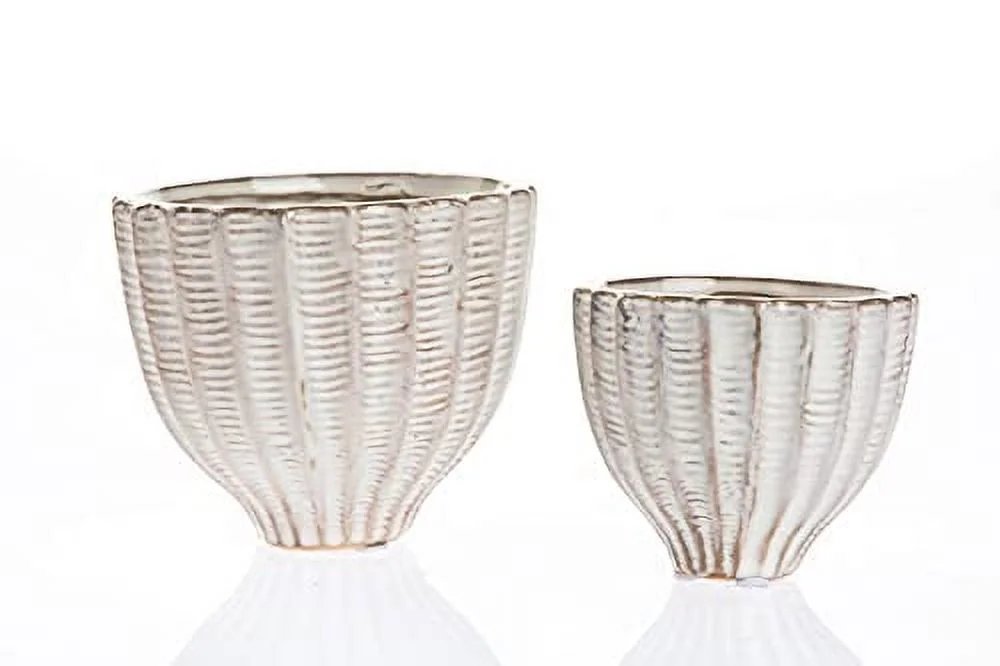 Honey Comb Ceramic Pot for Plant (4.5