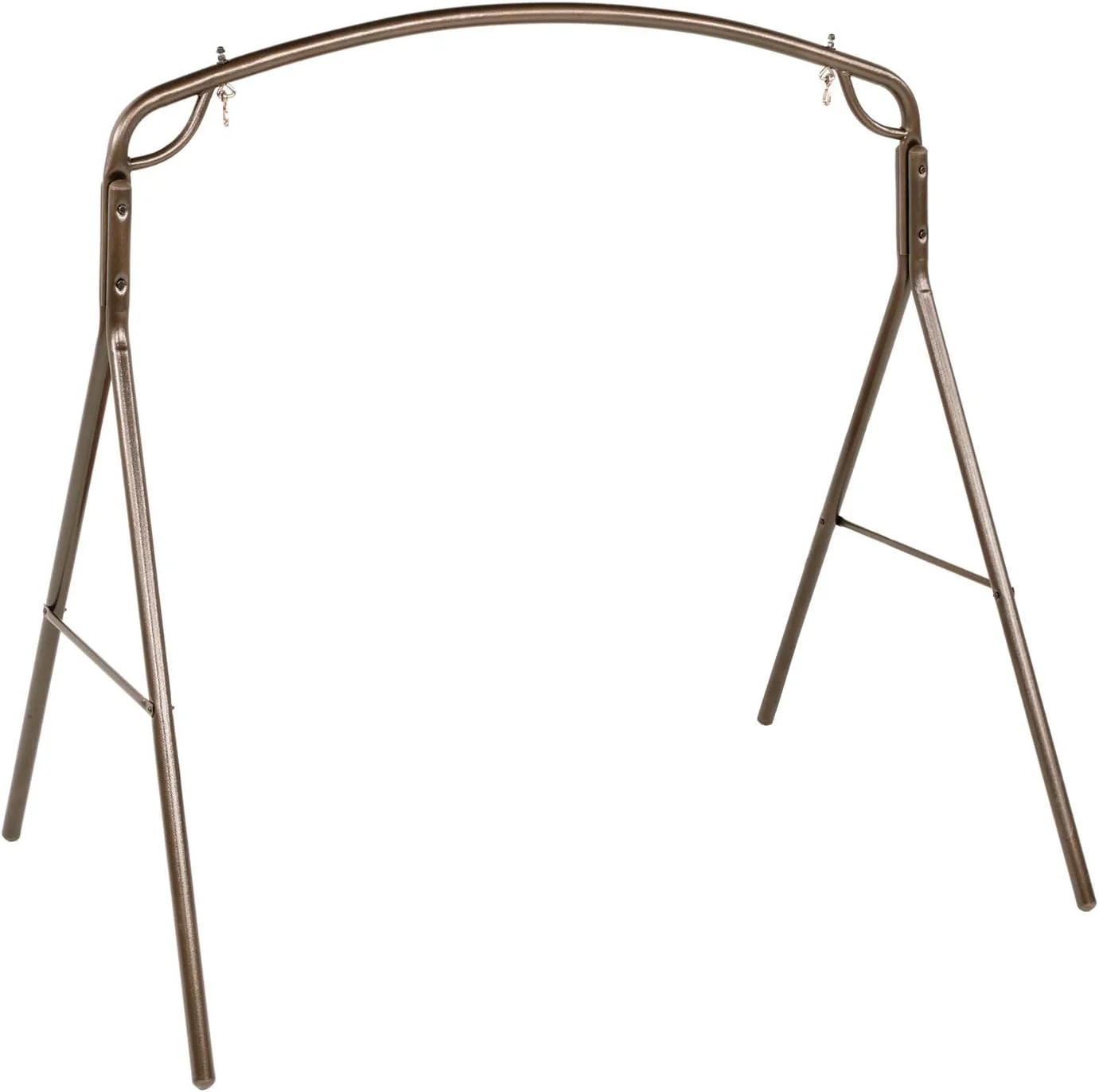 MQLIFEBOOM Woodlawn Easy to Assemble Patio Swing Frame with Steel Tubing and Powder Coated Finish for Garden  Lawn  Patio  and Porch Swings  Bronze