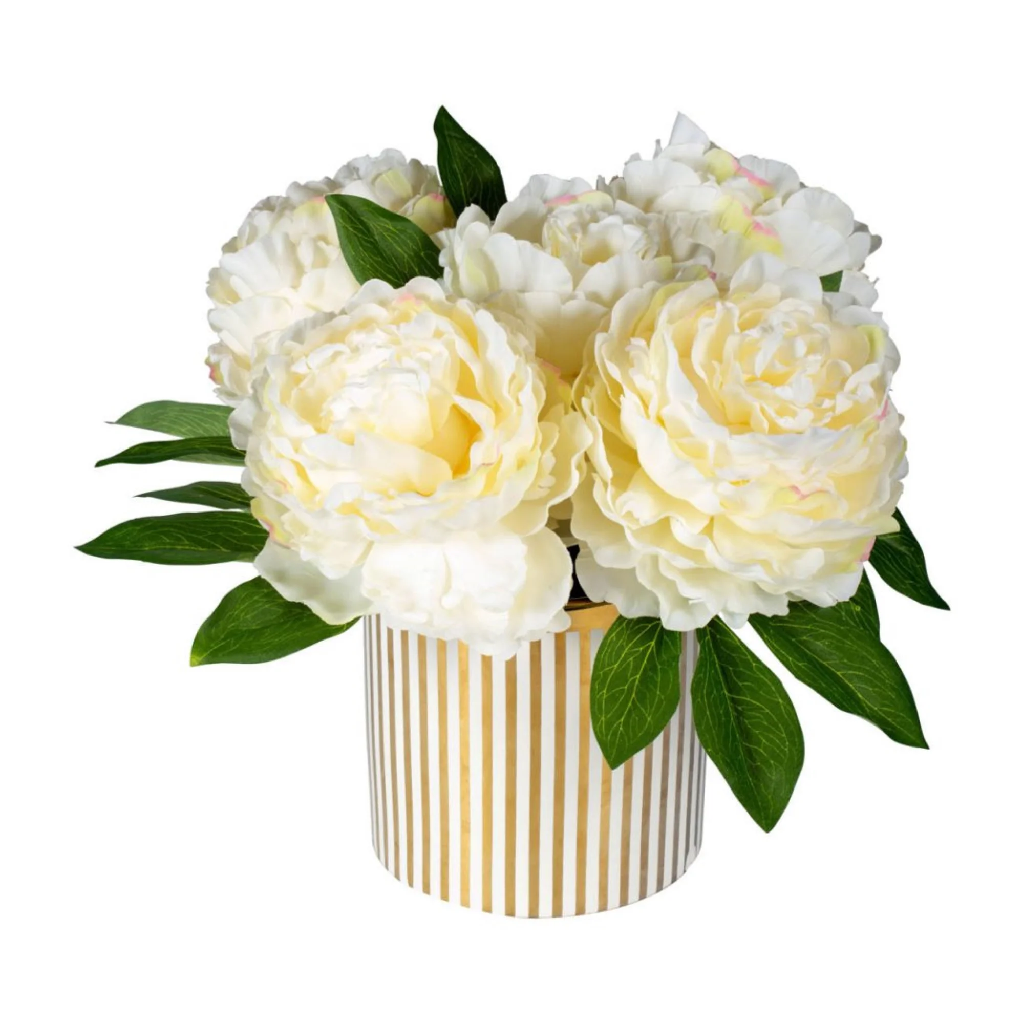 CC Home Furnishings Potted Artificial Peonies Arrangement - 12