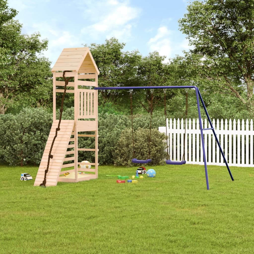 Dcenta Playset Solid Wood Pine