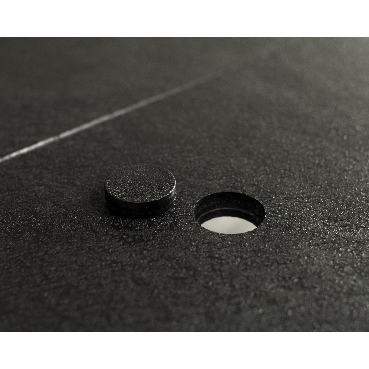 POLYWOOD Chippendale 5-Piece Round Side Chair Dining Set in White