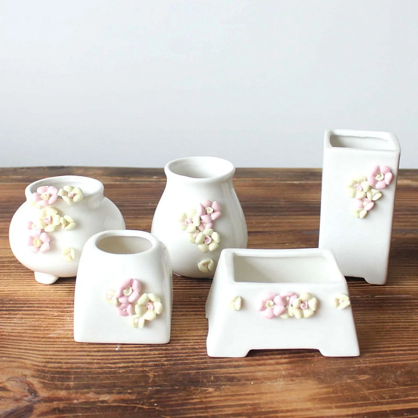 Handcrafted Ceramic Succulent Flower Pot - Rustic Style Plant Pot