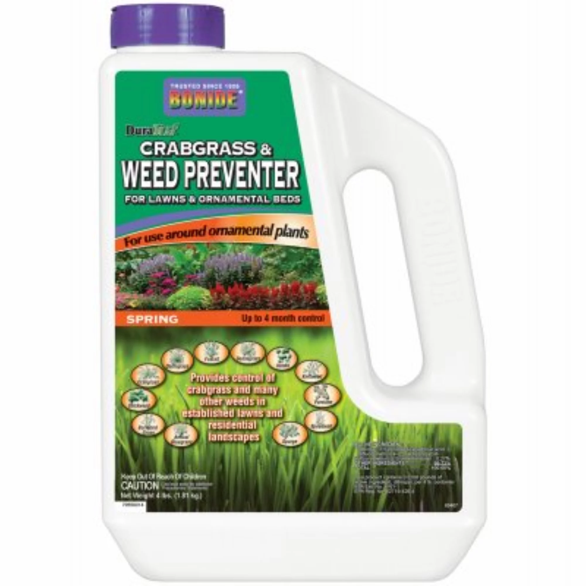 Bonide 60407 Crabgrass and Weed Preventer, 4-Pound