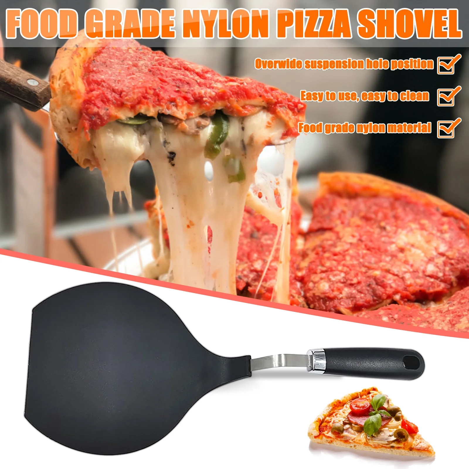 Cooking Tool Large Shovel Wide Nylon Shovel Pizza Shovel