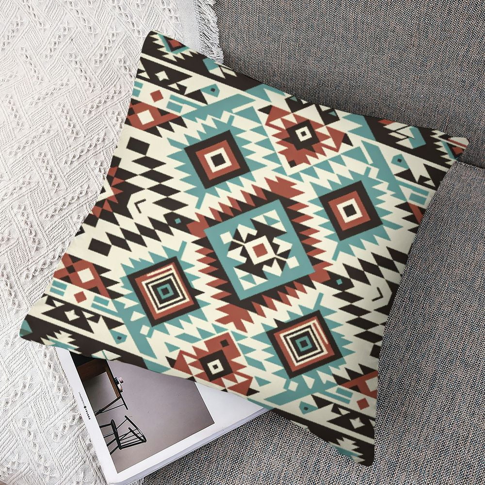 Ulloord  Western Decor Pillow Covers  Wild West Cowboy Decorative Throw Pillow Covers Cases Home Decor Urban Tribal Aztec Concrete Brown Cushion Case for Couch Sofa Outdoor