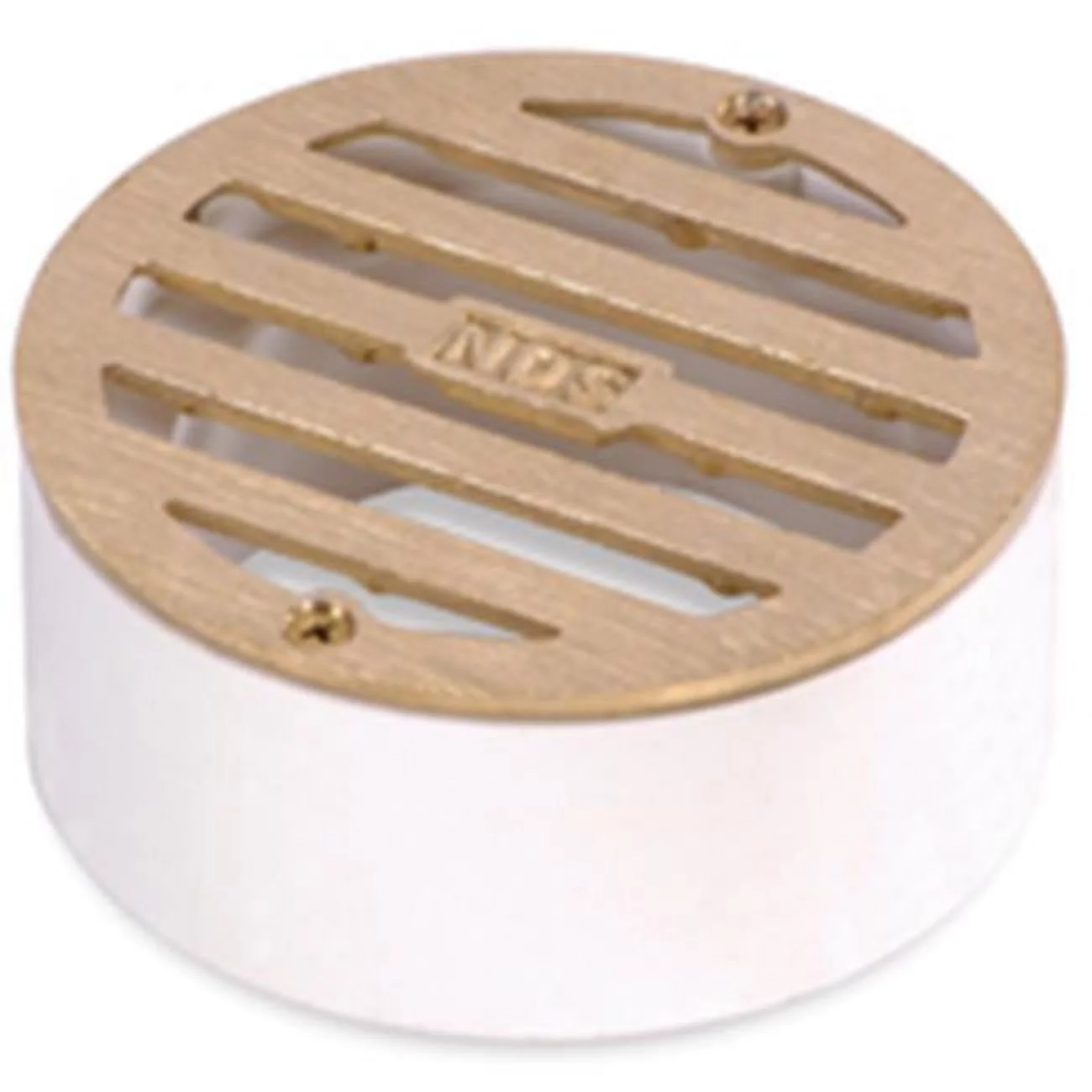 3 In. Brass Grate 3 In. Pvc Collar