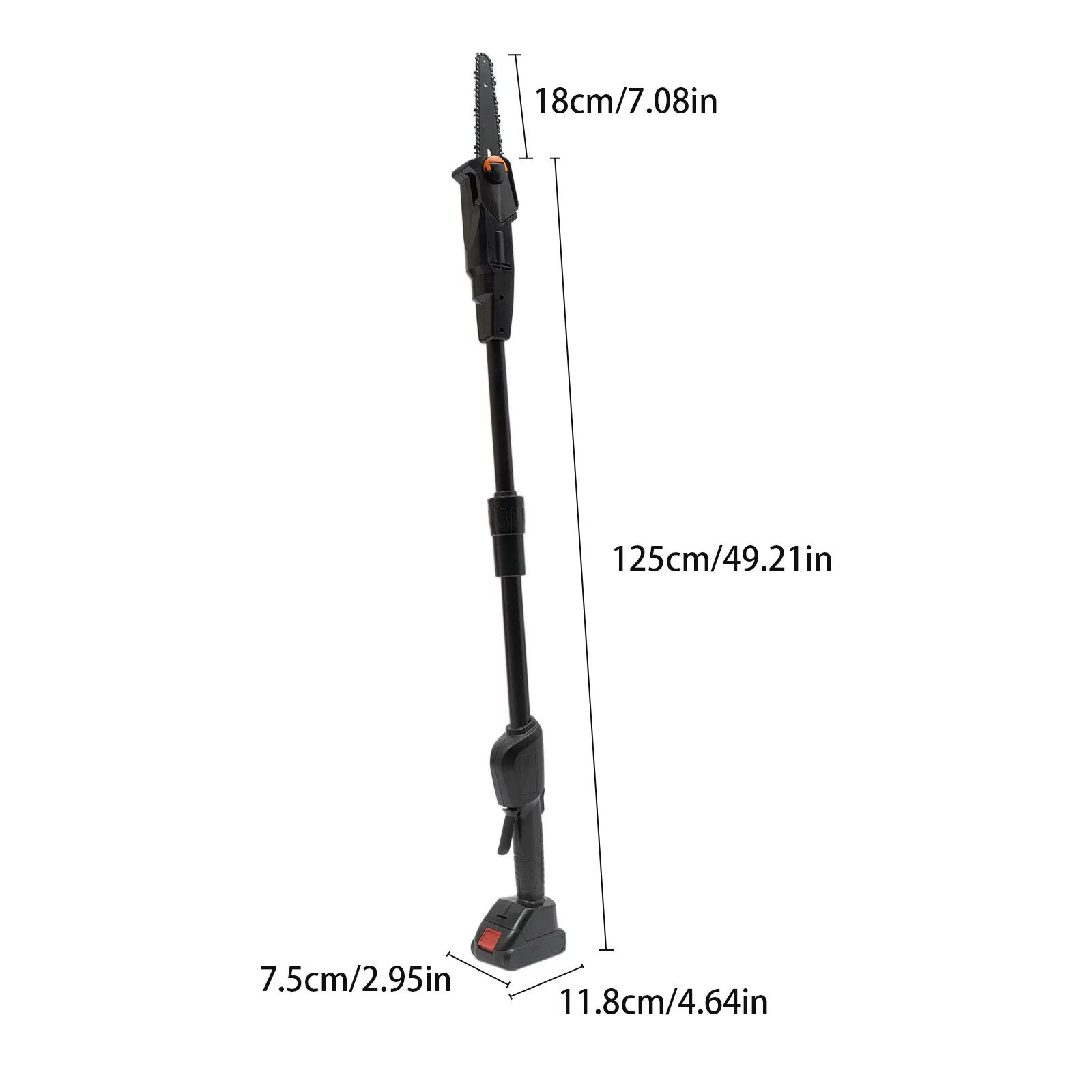 Cordless Battery Pole Chain Saw Electric Extendable Chainsaw Tree Pruner Trimmer
