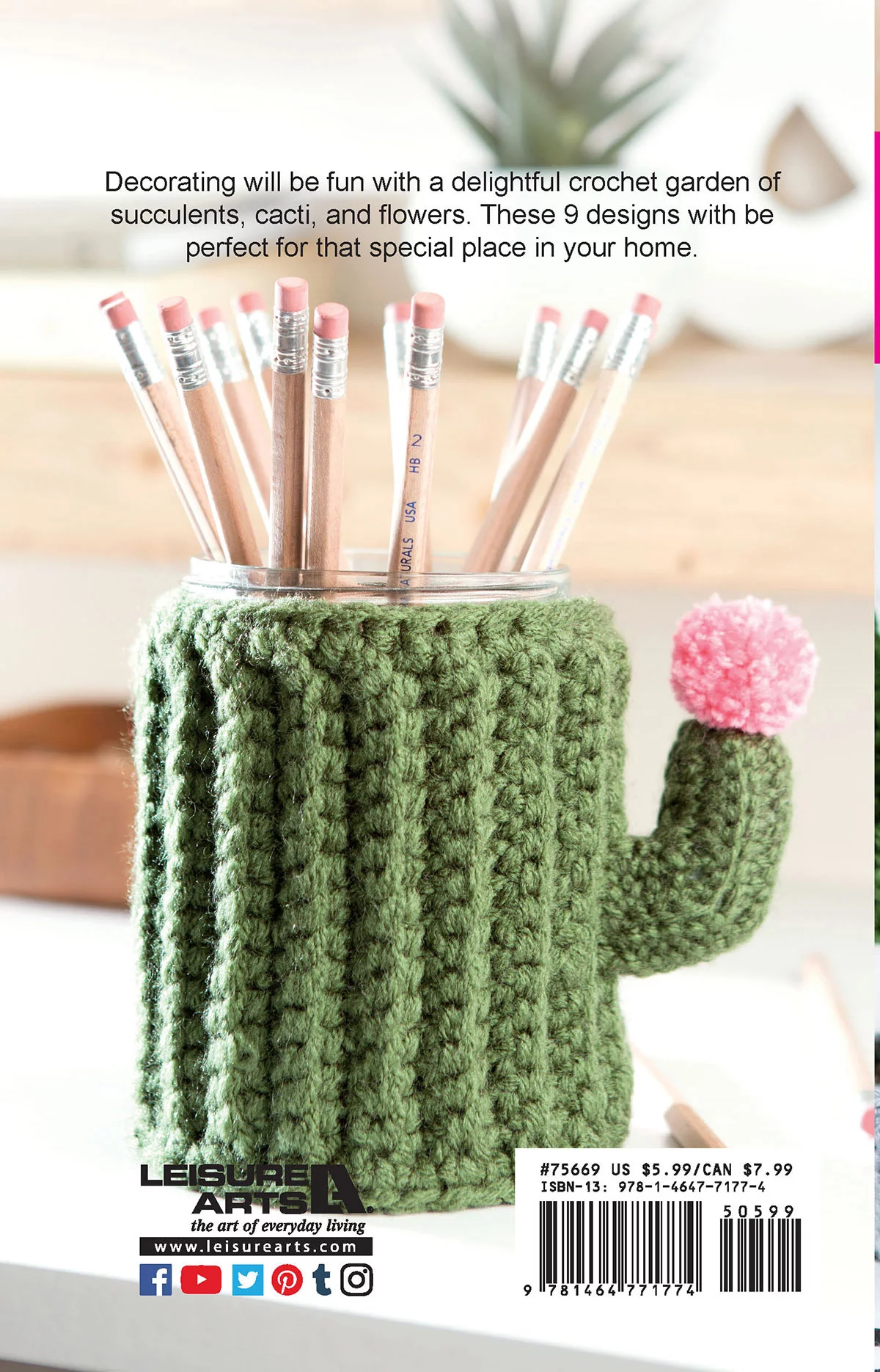 Leisure Arts Make A Crochet Garden Crochet Book