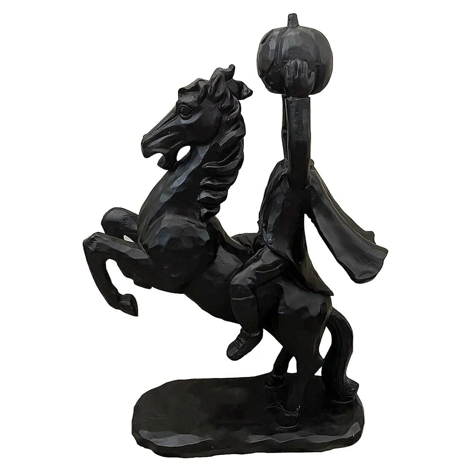 Headless Horseman Statue Resin, Headless Horseman Halloween Decor Statue