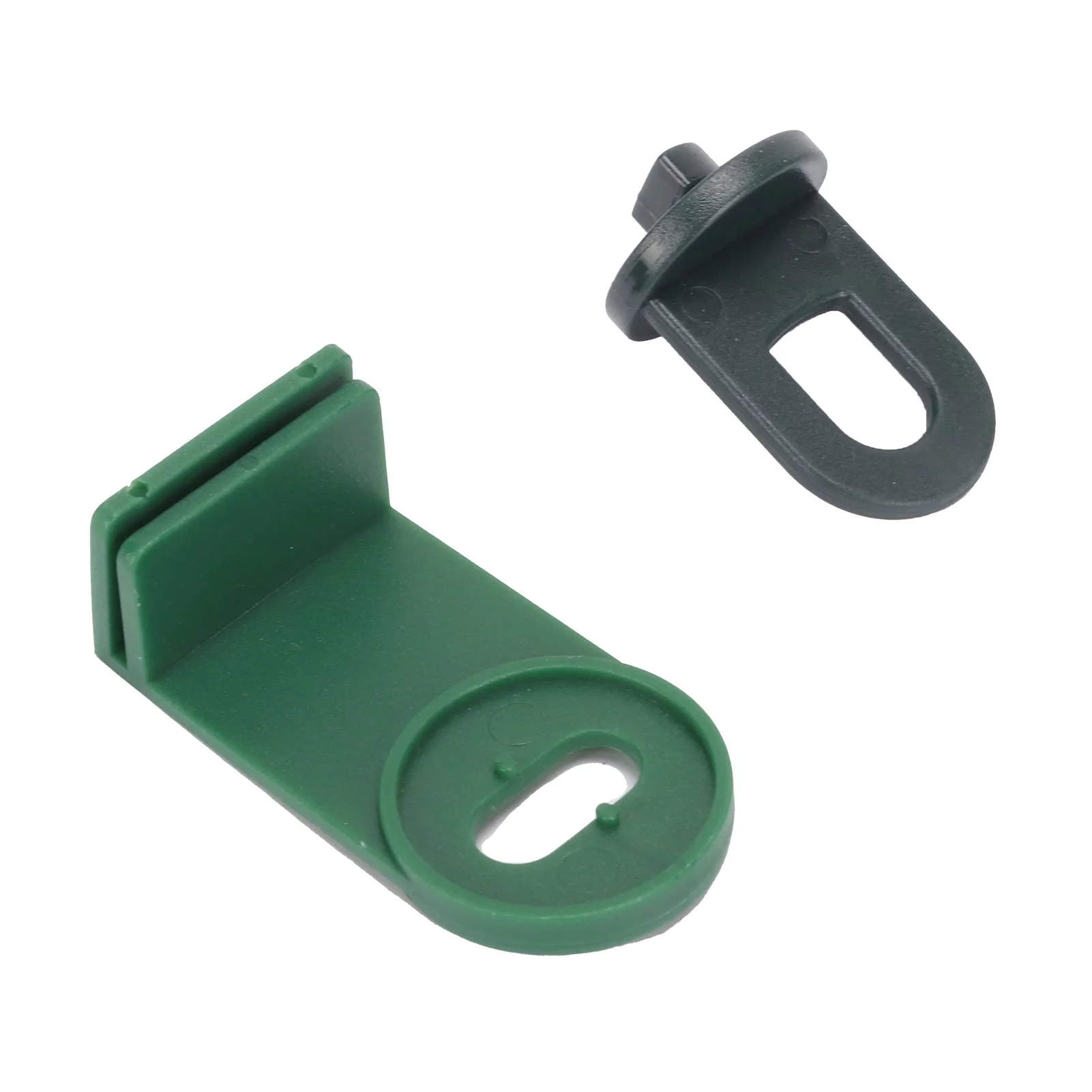 Qukaim Plastic Greenhouse Twist Clips, 50PCS Greenhouse Shading Fixing Clips with 50 Ring Buckle, Insulation Plant Hangers