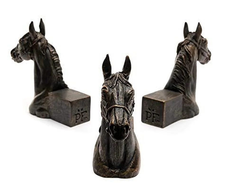 Potty Feet Horse Figures Plant Pot Feet Planter Riser - Pot Support Feet - Handmade Yard Art Ornaments - 3pcs