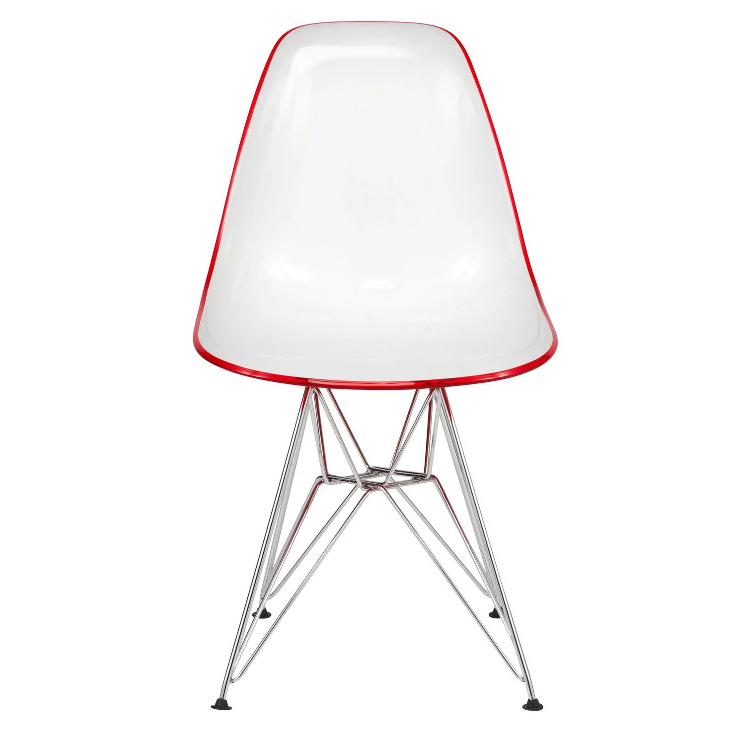 HomeStock Renaissance Revival Molded 2-Tone Eiffel Side Chair - Set of 2