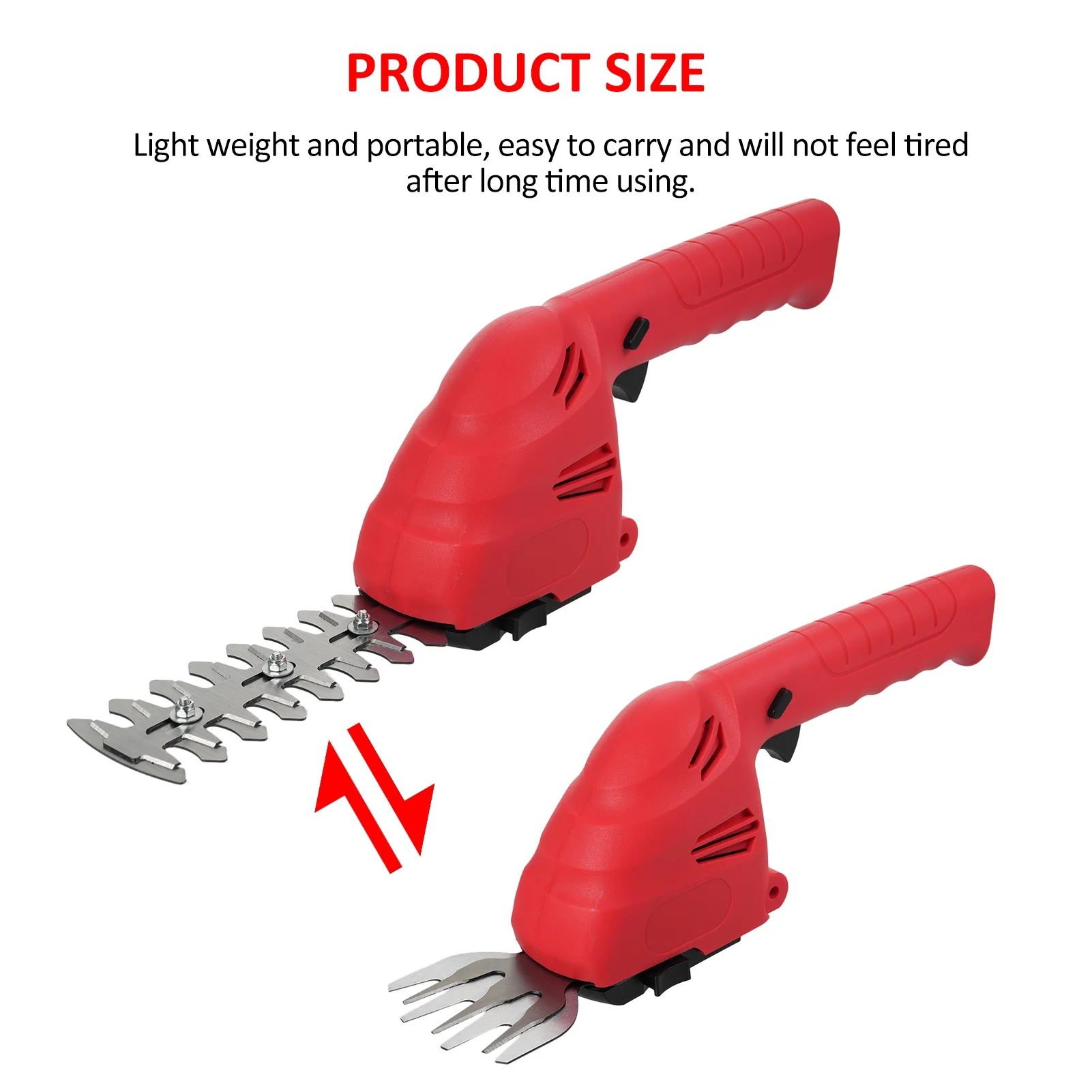 Hedge trimmer,Bush Built In And Type-c Branch And Lawn 2.0ah Battery Lawn Rod Lawn Cable Bush Handheld Dual-purpose Bush Wheelhandheld Batteryhandheld Lawn Battery Dual Purpose And2.0ah With