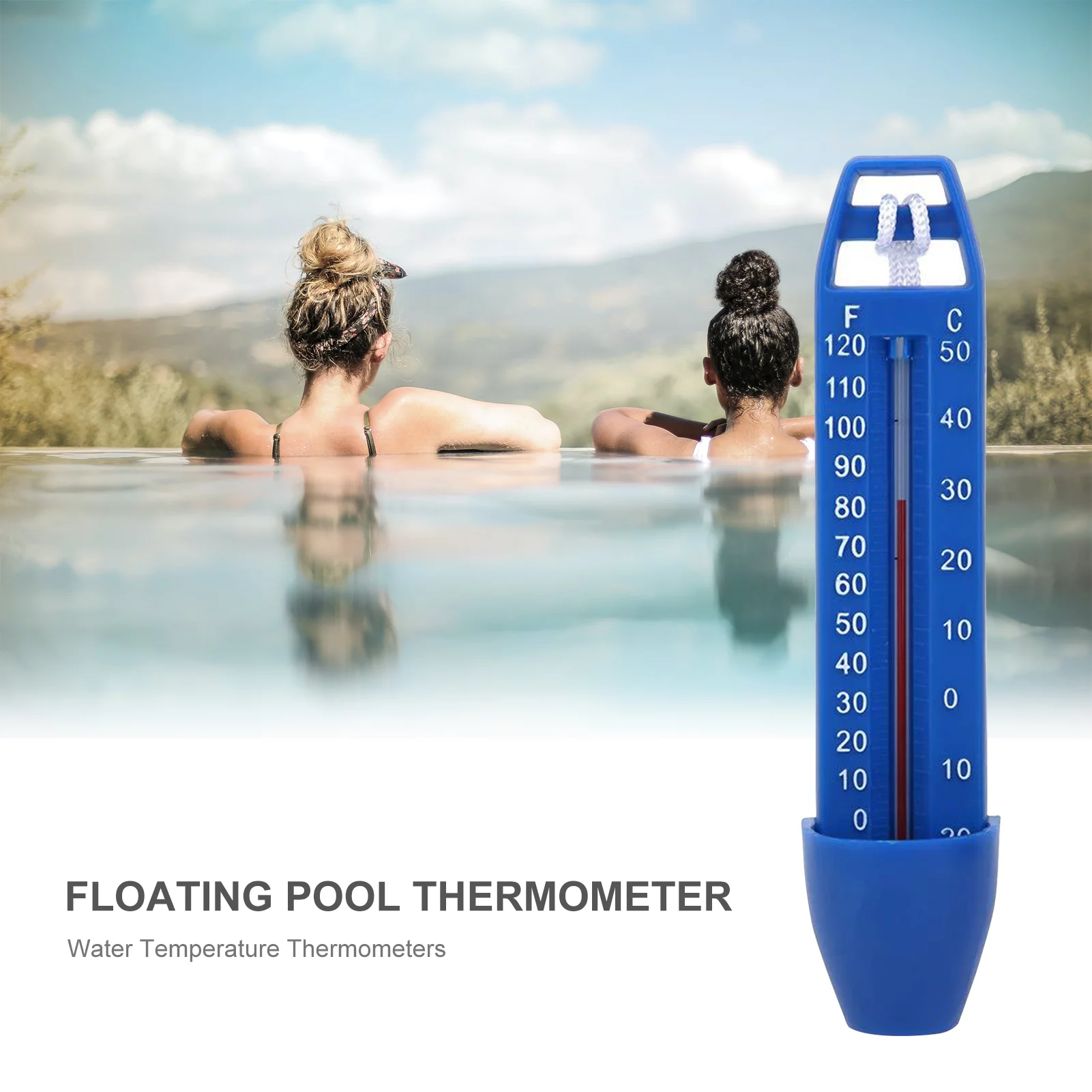 Nebublu Pool Thermometer,Pools Spas Tubs Spas Tubs Fish Pool Thermometer Indoor Pools Spas  Indoor Pools Tubs Fish Ponds Thermometers Rope  Rope  Indoor BUZHI mewmewcat HUIOP