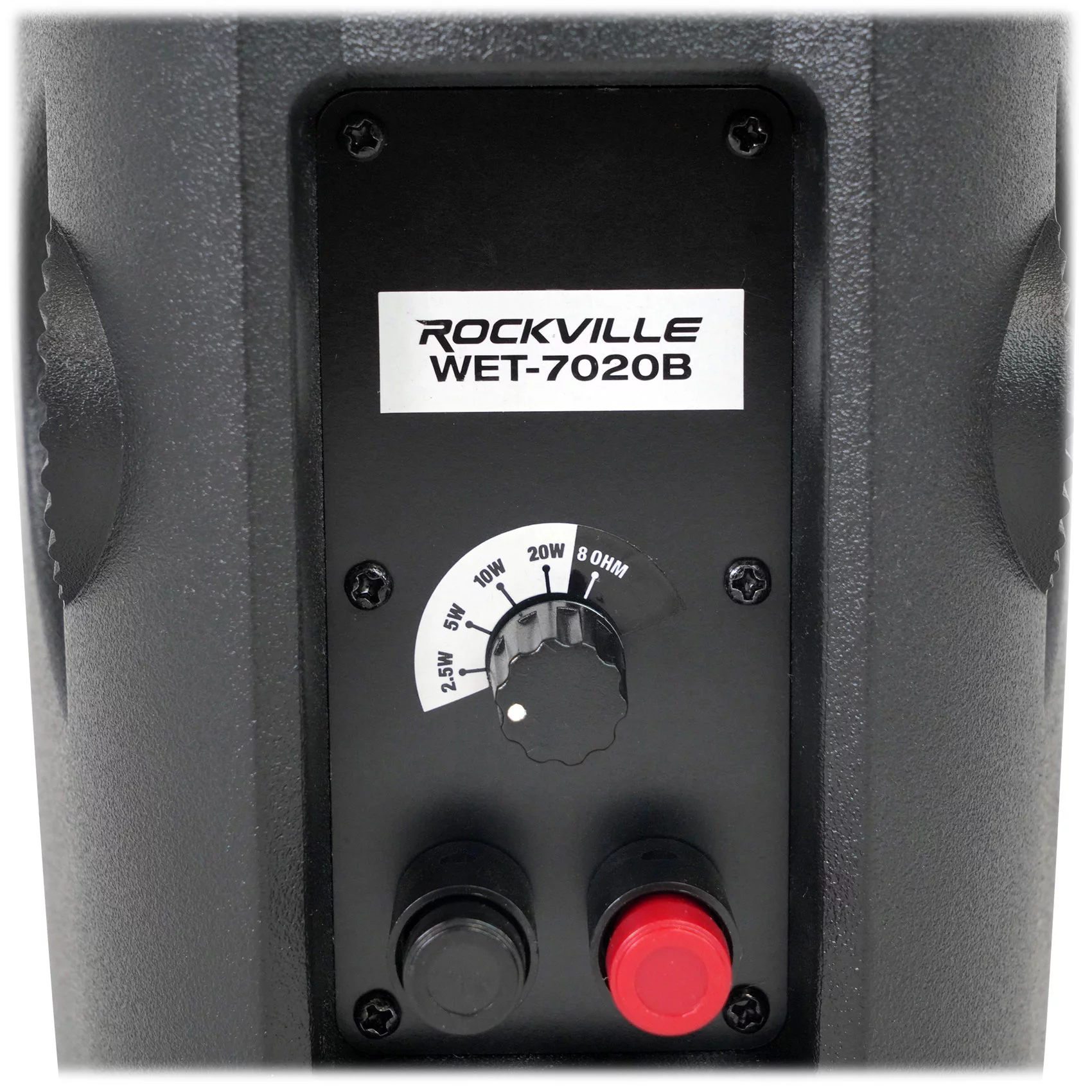 Rockville Commercial Restaurant Amp+2) Black 5.25