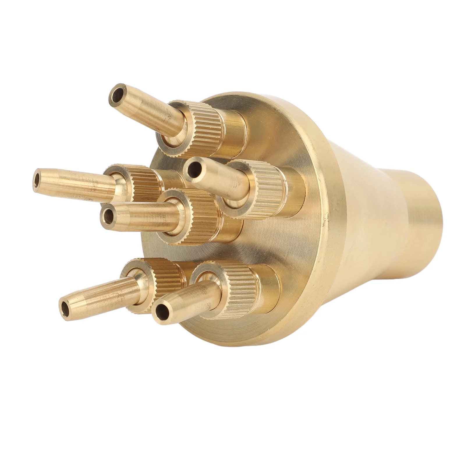 Water Fountain Nozzle, Universal Copper Direct Spraying Adjust Pool Sprinkler Head for Garden(G1”)