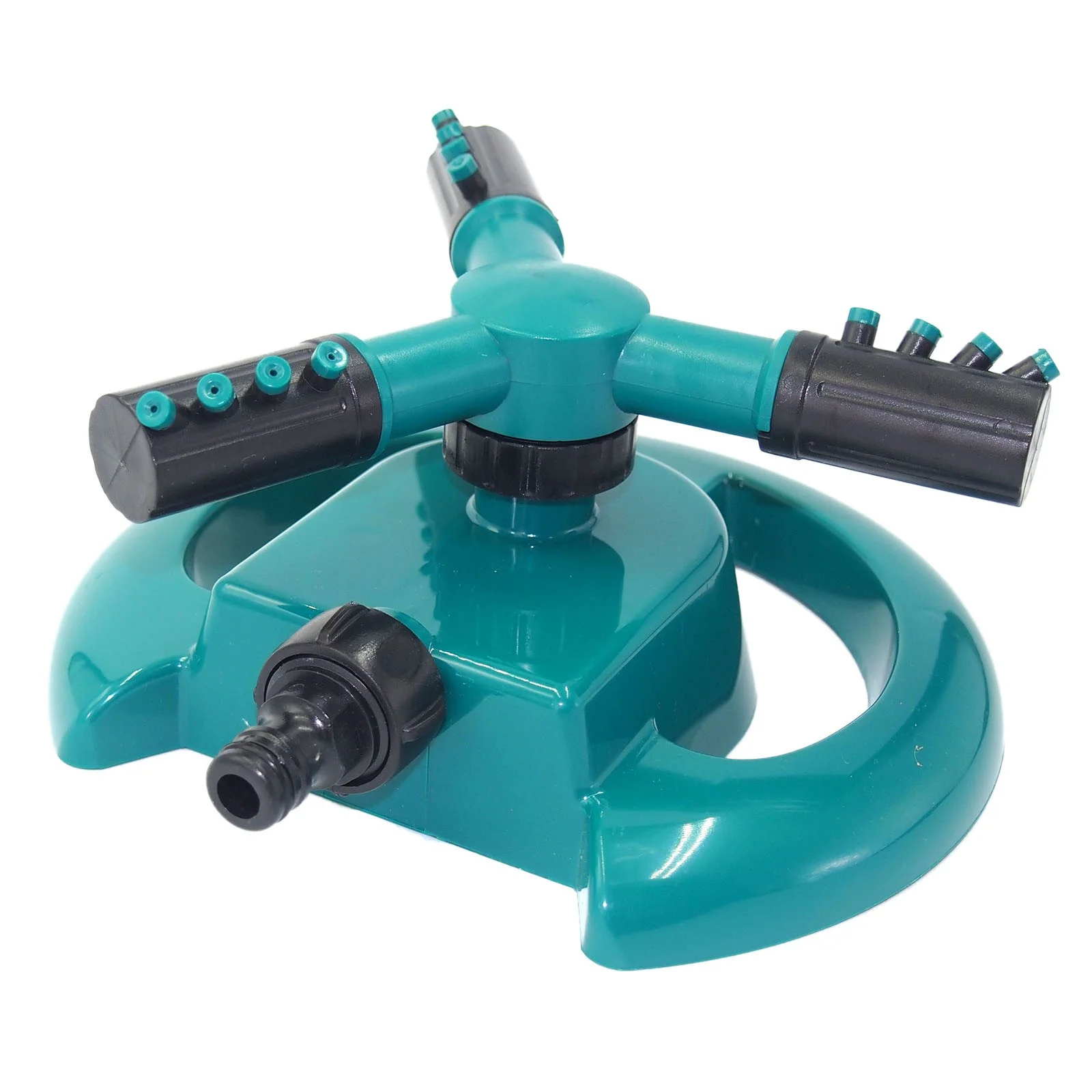 Sprinkler System Hose Garden Watering Garden Irrigation Automatic Rotating Sprinkler Border Watering Vegetable Three Pronged Sprinkler Birthday Gift For Women